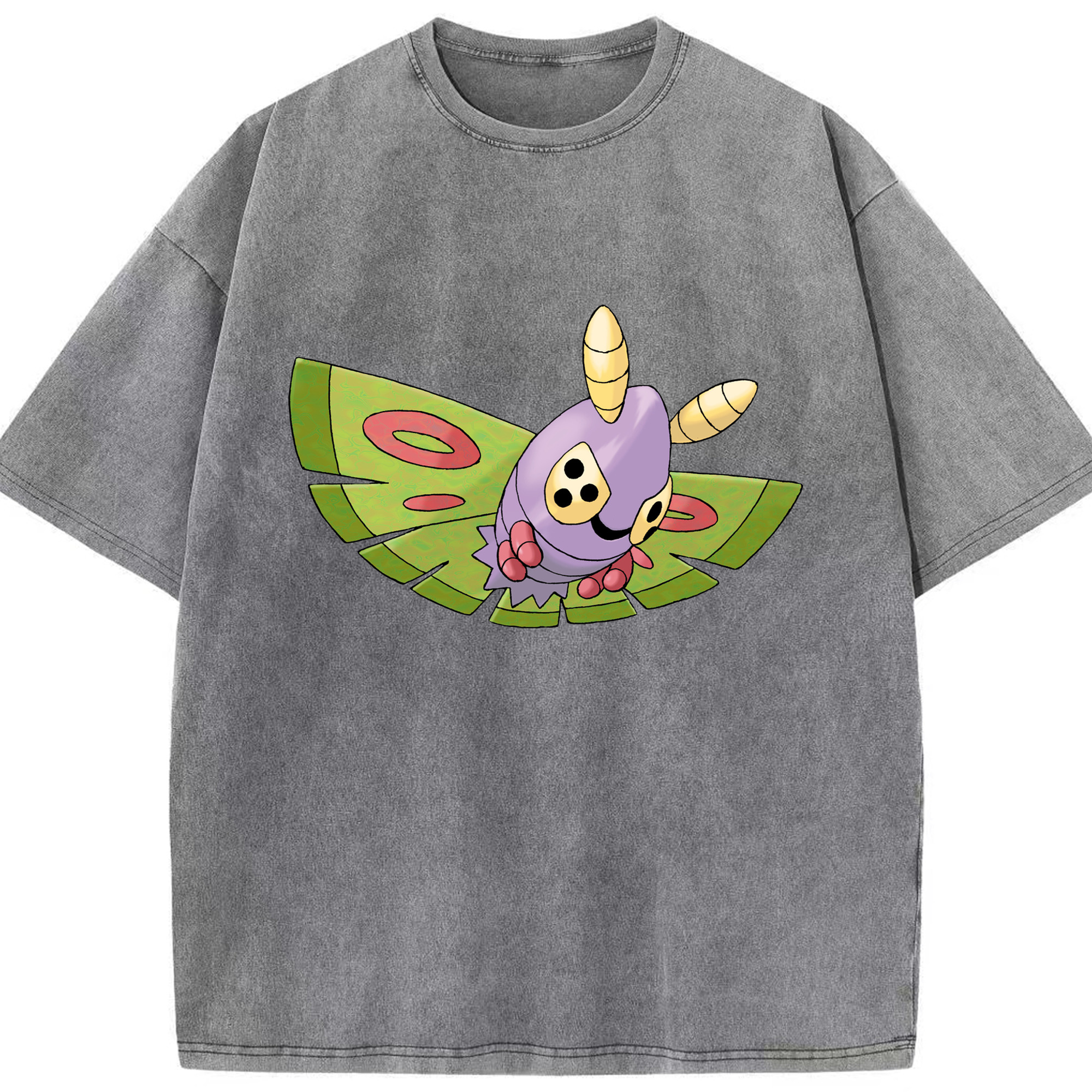 （画像用） ポケットモンスター Pokémon 綿100% ヴィンテージ風 半袖Tシャツ（フロントプリント）