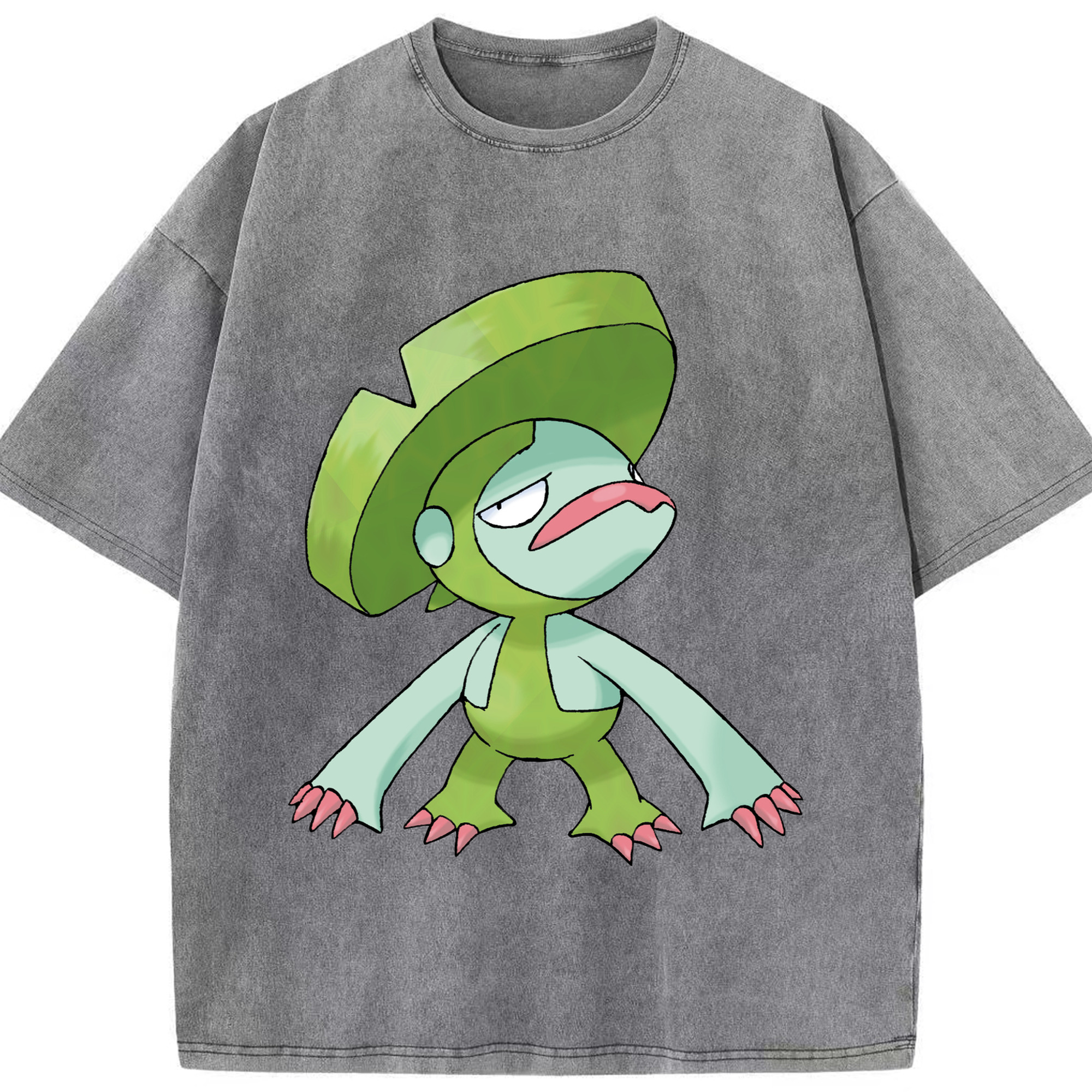（画像用） ポケットモンスター Pokémon 綿100% ヴィンテージ風 半袖Tシャツ（フロントプリント）