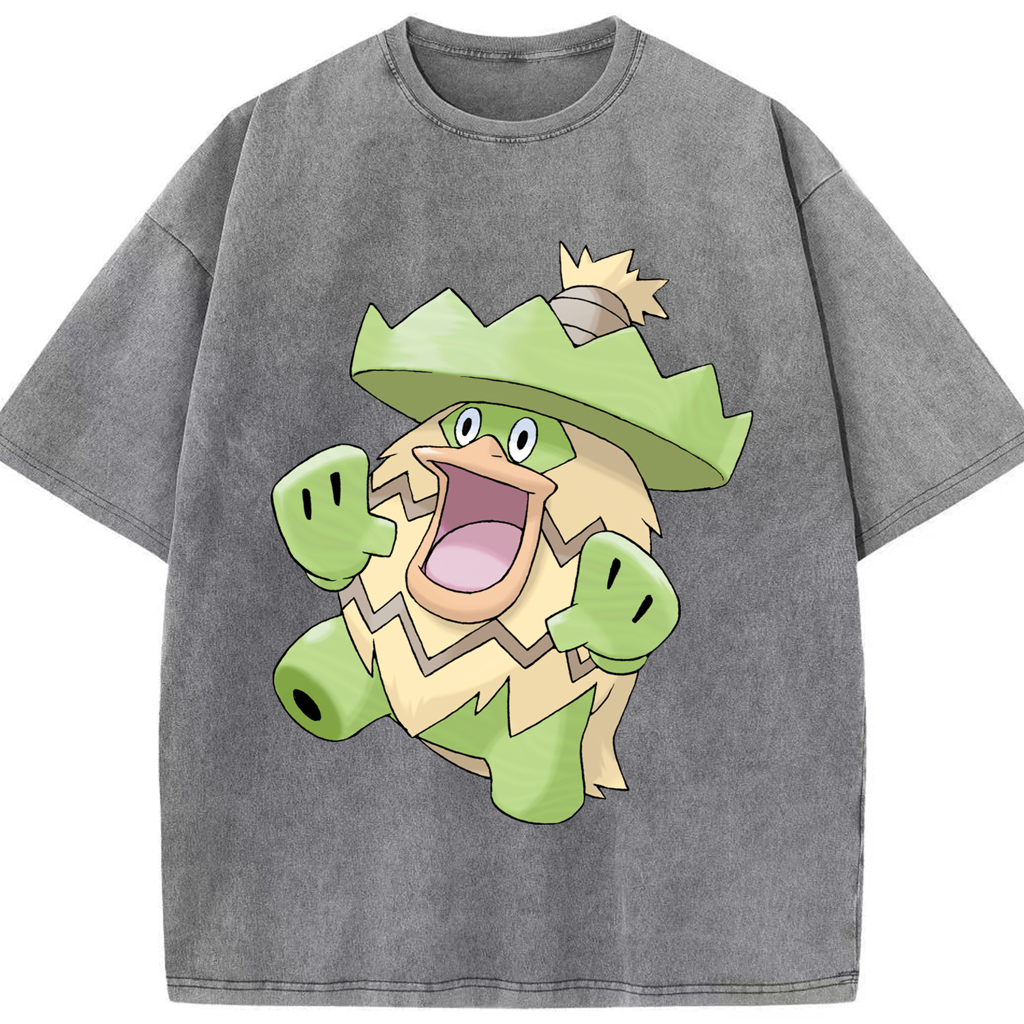 （画像用） ポケットモンスター Pokémon 綿100% ヴィンテージ風 半袖Tシャツ（フロントプリント）