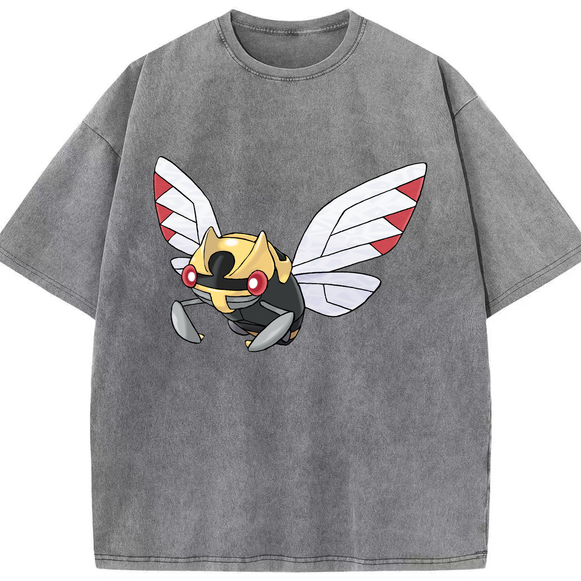 （画像用） ポケットモンスター Pokémon 綿100% ヴィンテージ風 半袖Tシャツ（フロントプリント）