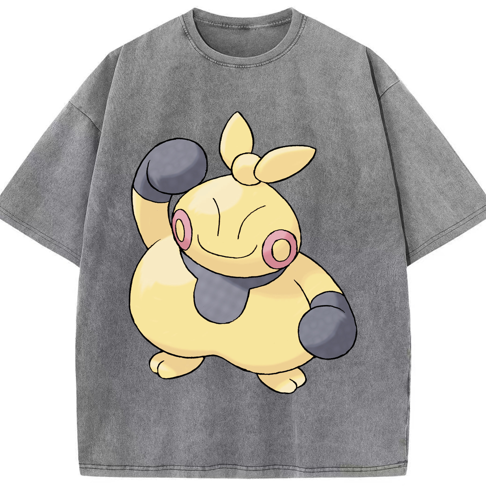 （画像用） ポケットモンスター Pokémon 綿100% ヴィンテージ風 半袖Tシャツ（フロントプリント）