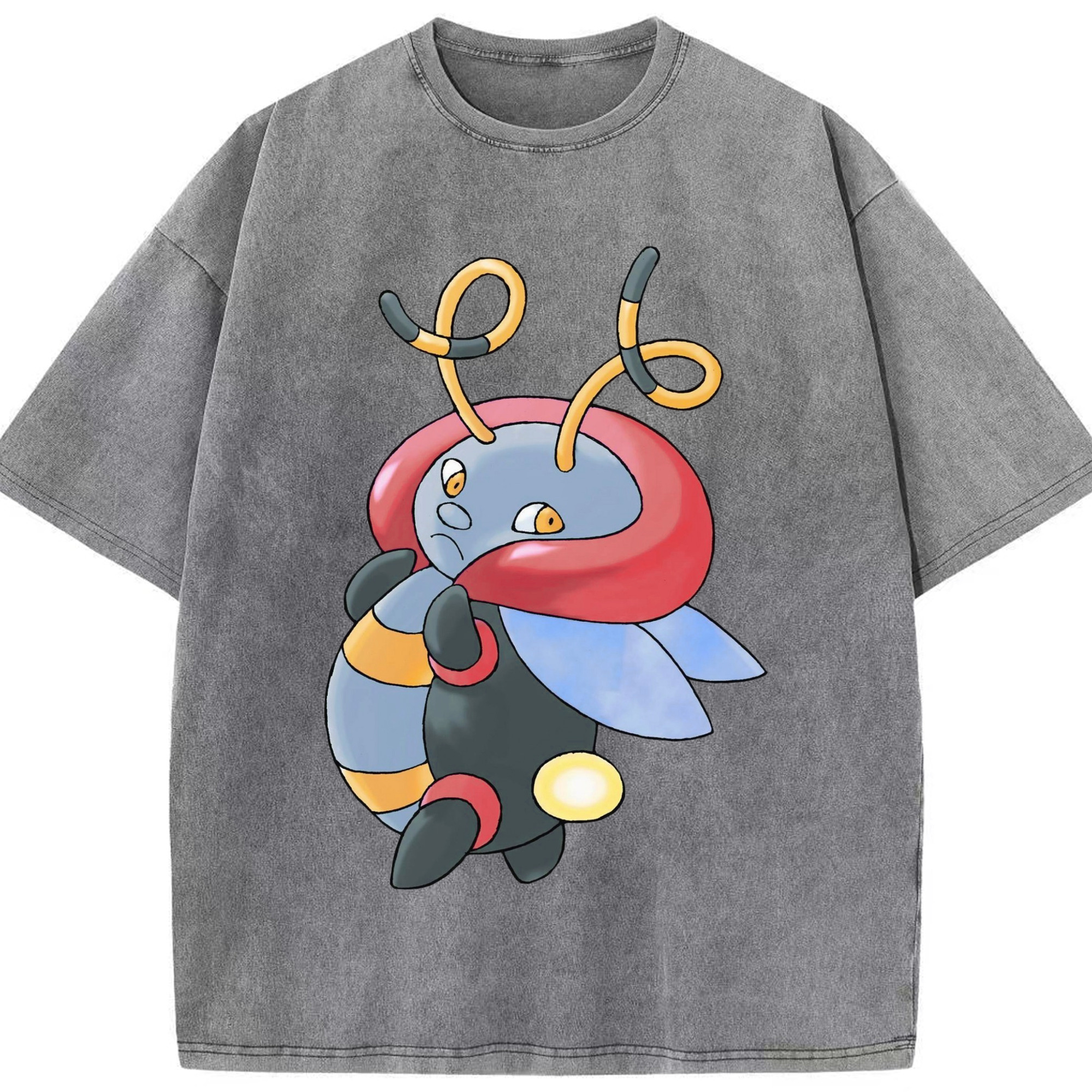 （画像用） ポケットモンスター Pokémon 綿100% ヴィンテージ風 半袖Tシャツ（フロントプリント）