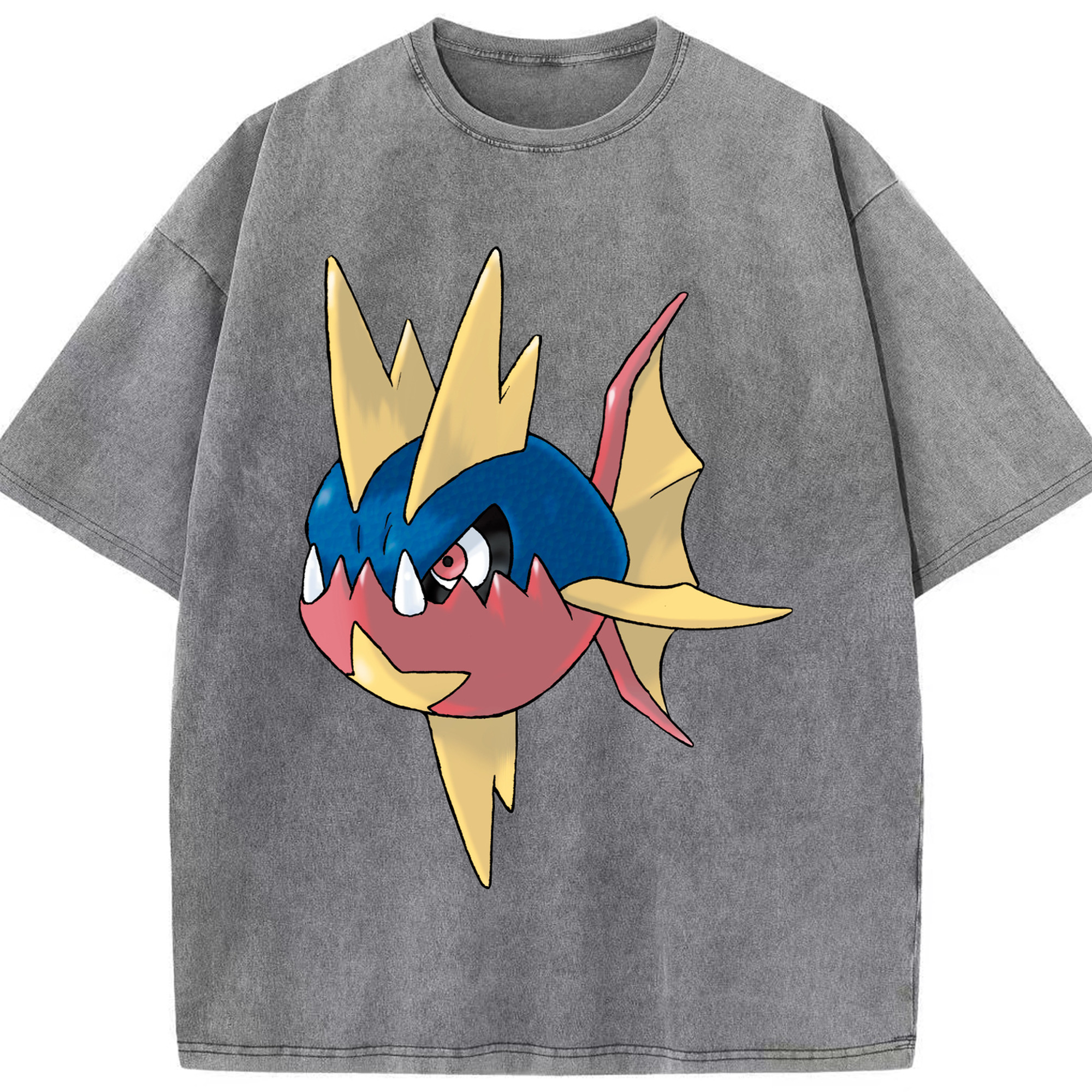 （画像用） ポケットモンスター Pokémon 綿100% ヴィンテージ風 半袖Tシャツ（フロントプリント）
