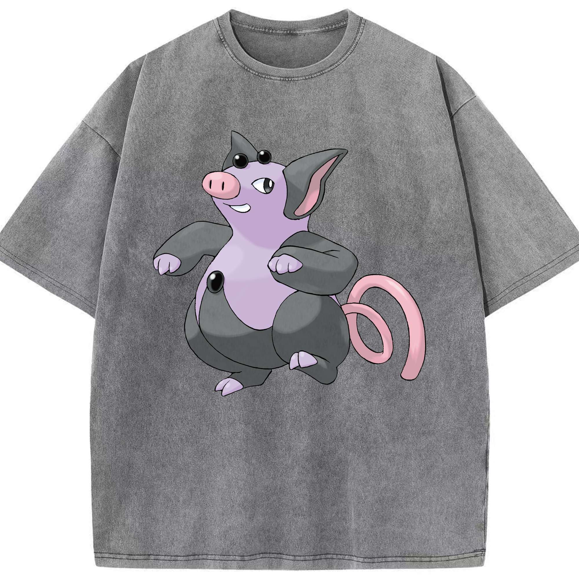 （画像用） ポケットモンスター Pokémon 綿100% ヴィンテージ風 半袖Tシャツ（フロントプリント）