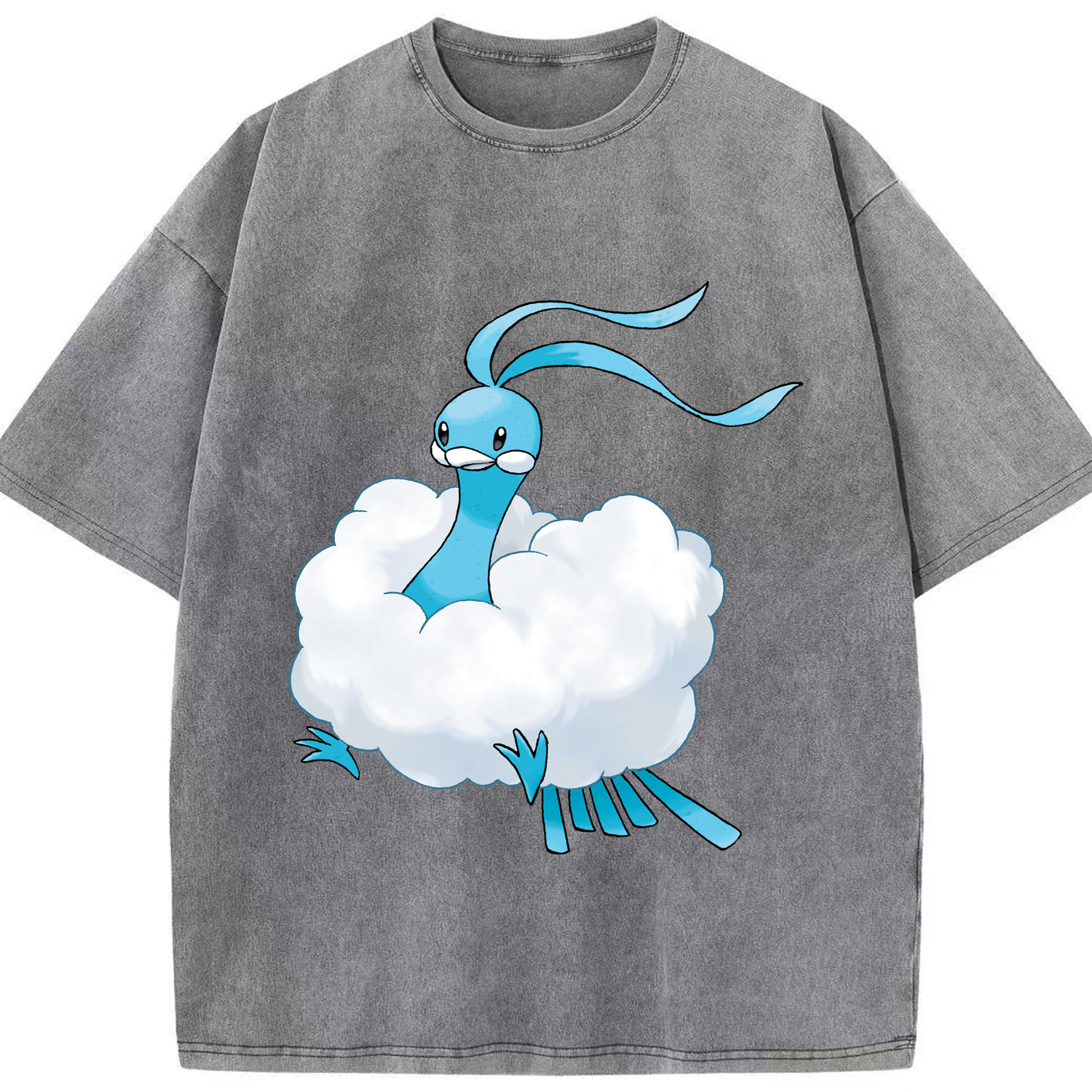 （画像用） ポケットモンスター Pokémon 綿100% ヴィンテージ風 半袖Tシャツ（フロントプリント）