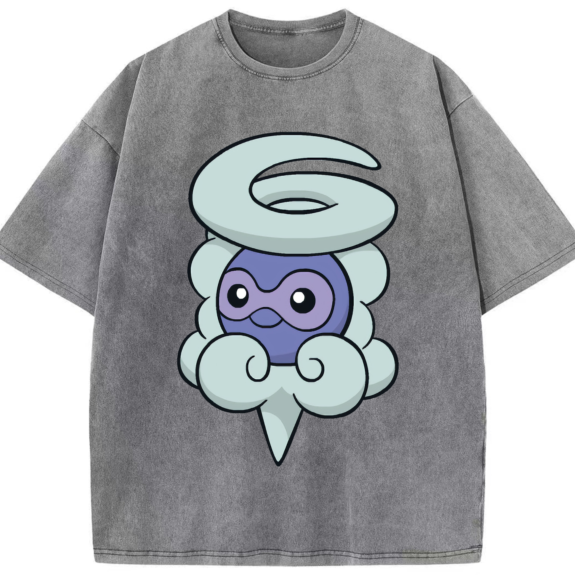 （画像用） ポケットモンスター Pokémon 綿100% ヴィンテージ風 半袖Tシャツ（フロントプリント）