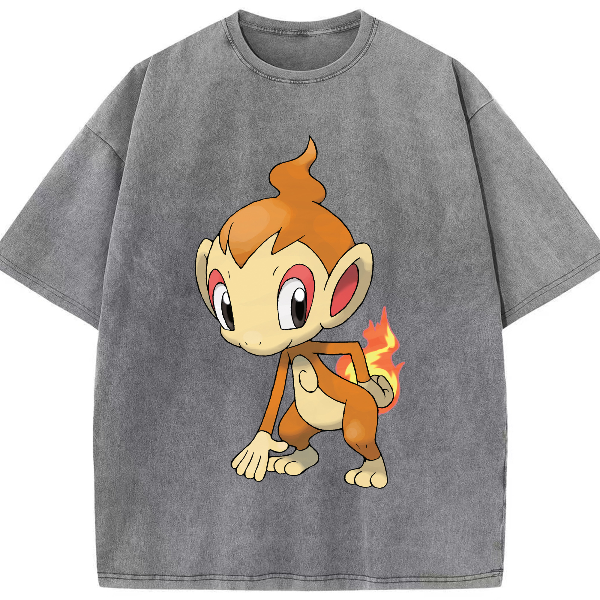 （画像用） ポケットモンスター Pokémon 綿100% ヴィンテージ風 半袖Tシャツ（フロントプリント）