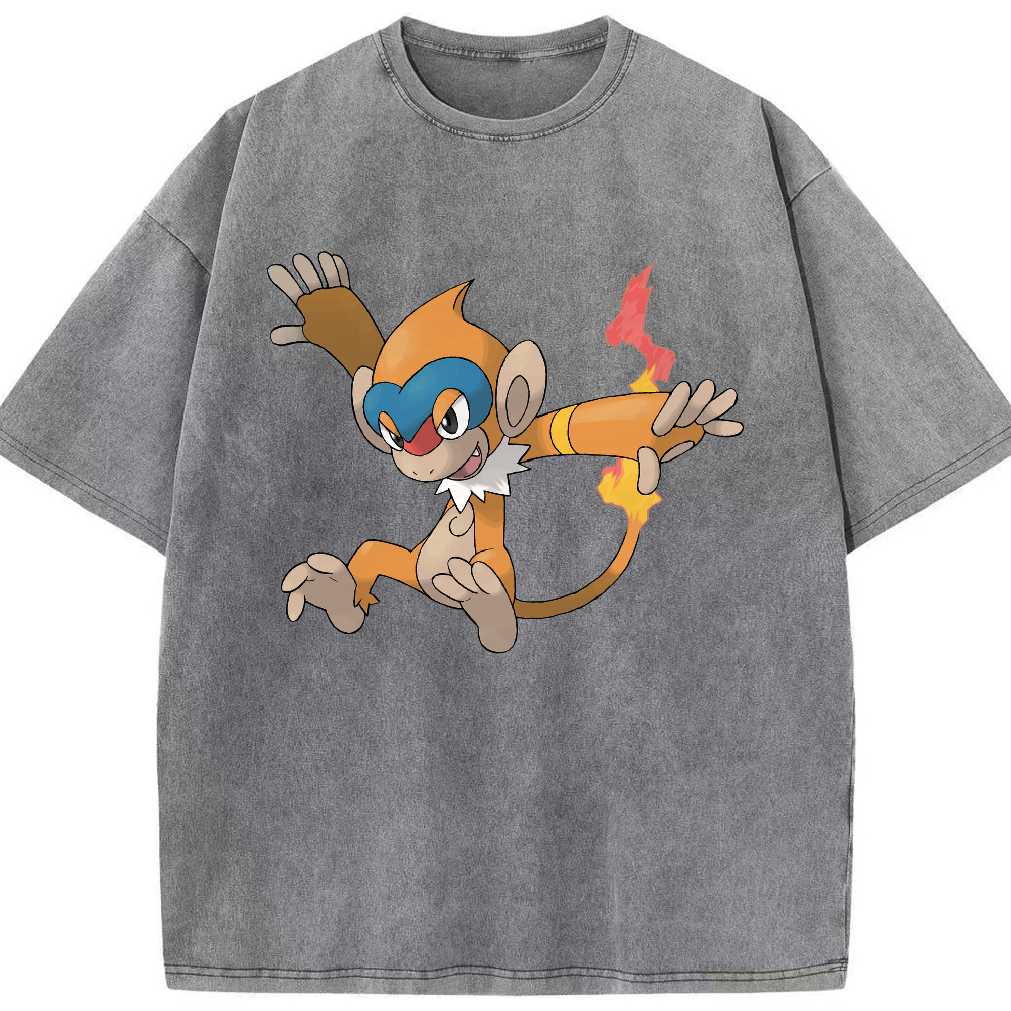 （画像用） ポケットモンスター Pokémon 綿100% ヴィンテージ風 半袖Tシャツ（フロントプリント）