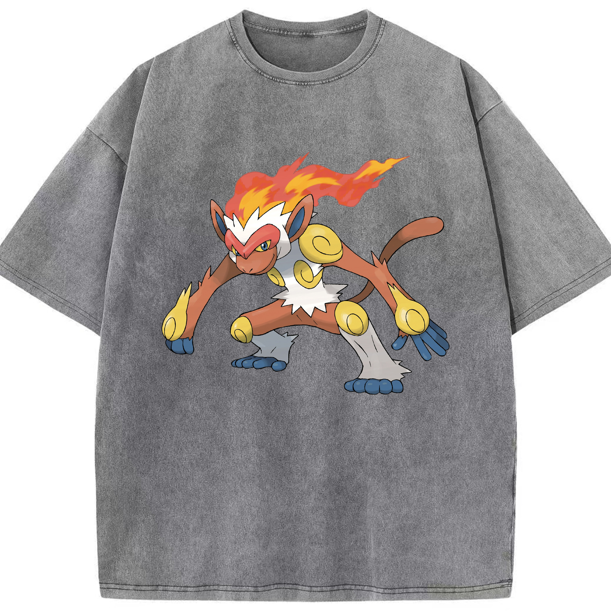 （画像用） ポケットモンスター Pokémon 綿100% ヴィンテージ風 半袖Tシャツ（フロントプリント）