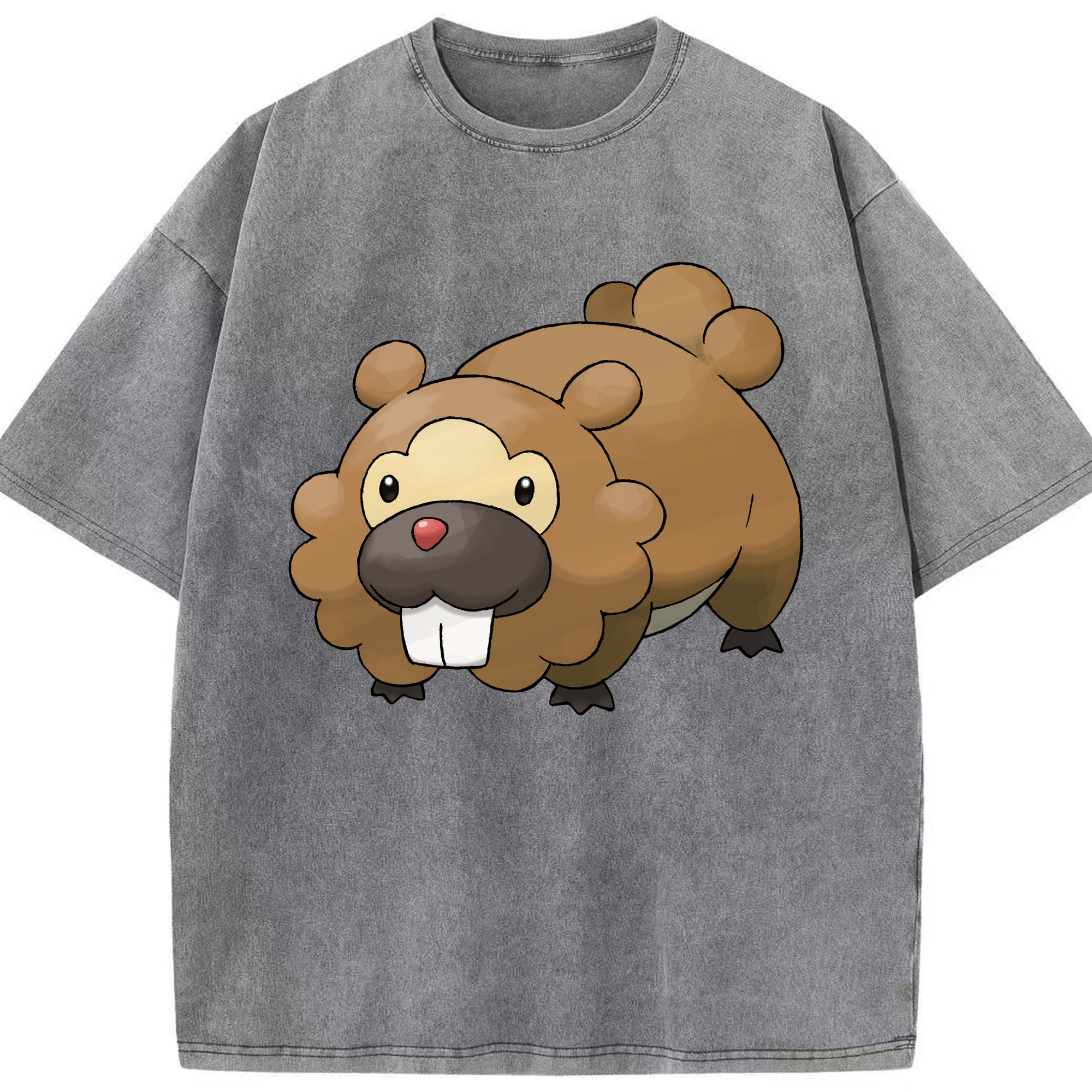 （画像用） ポケットモンスター Pokémon 綿100% ヴィンテージ風 半袖Tシャツ（フロントプリント）