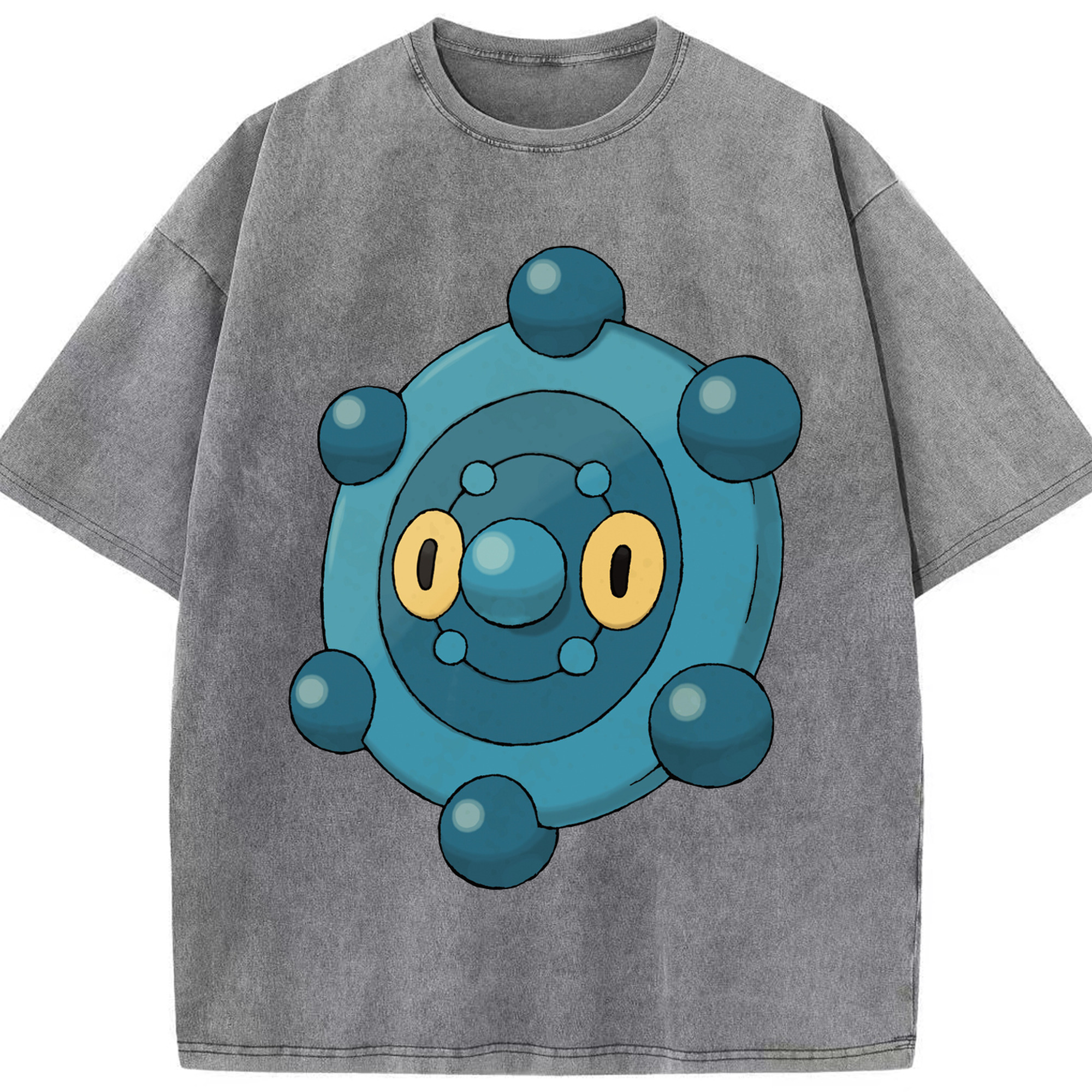（画像用） ポケットモンスター Pokémon 綿100% ヴィンテージ風 半袖Tシャツ（フロントプリント）