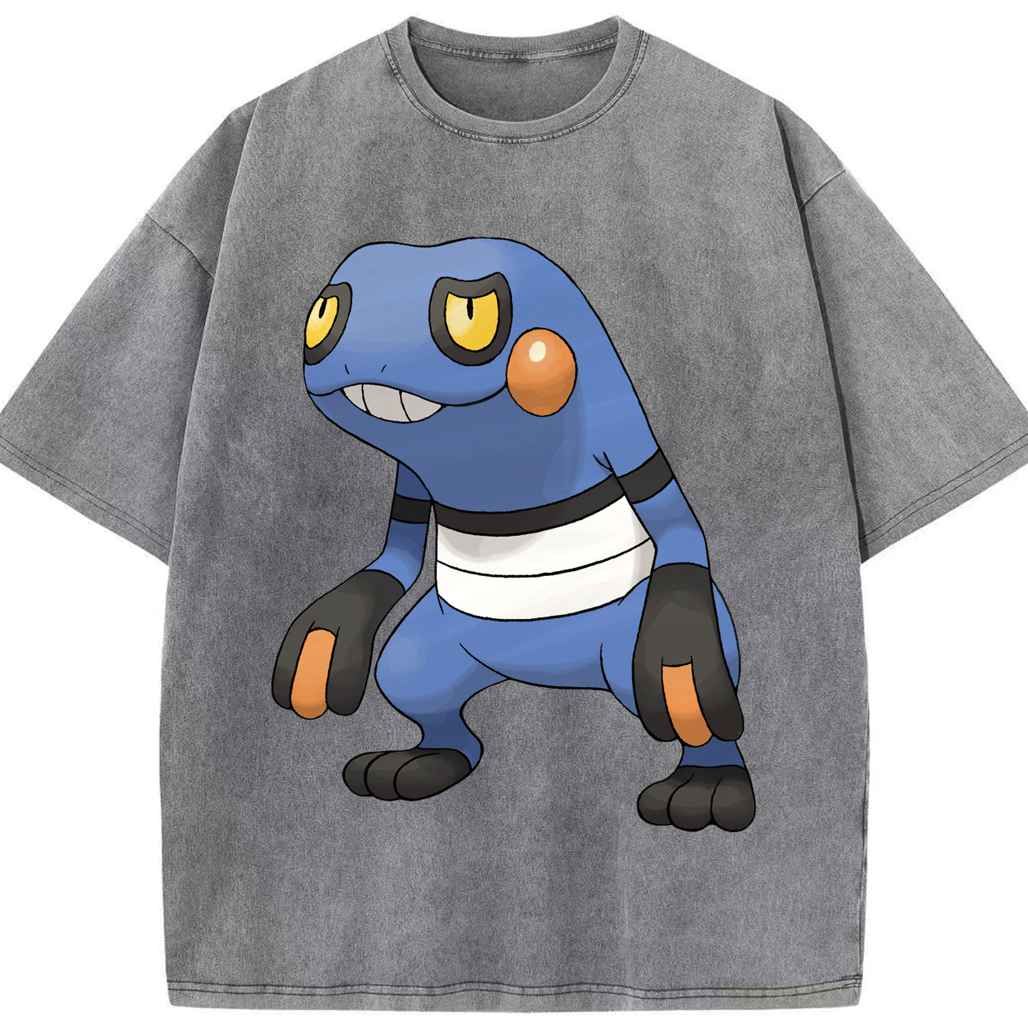 （画像用） ポケットモンスター Pokémon 綿100% ヴィンテージ風 半袖Tシャツ（フロントプリント）