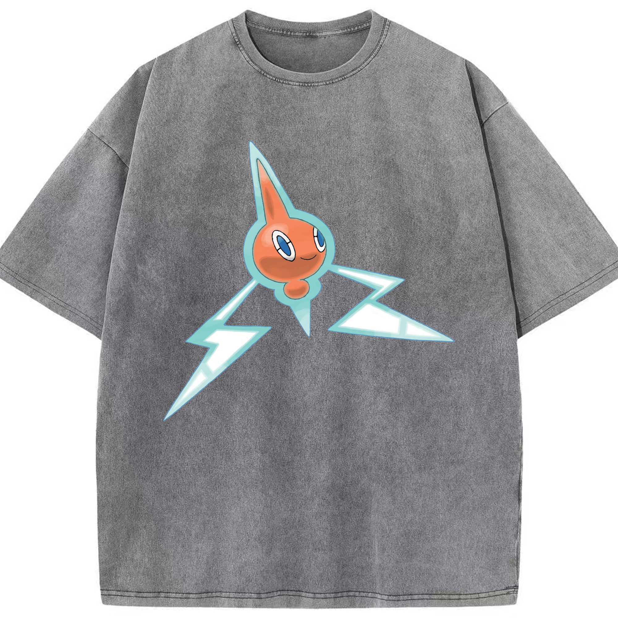 （画像用） ポケットモンスター Pokémon 綿100% ヴィンテージ風 半袖Tシャツ（フロントプリント）