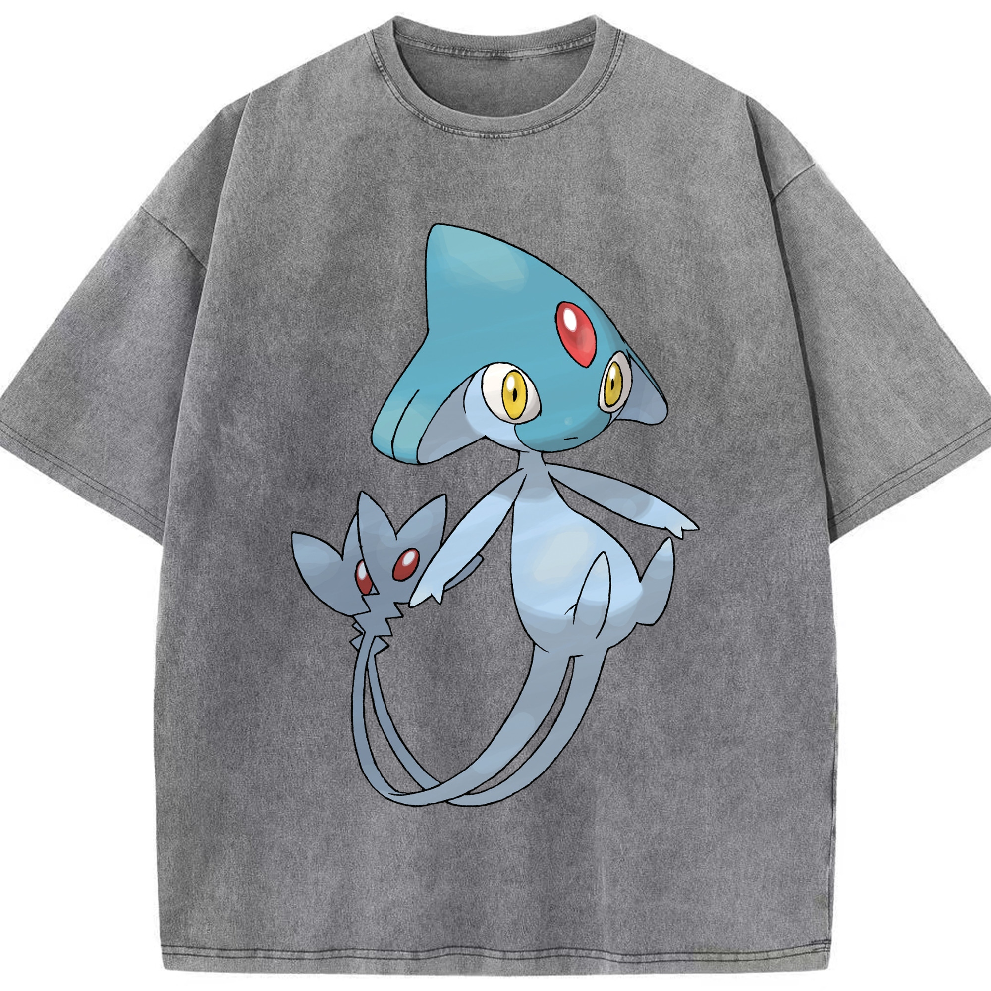 （画像用） ポケットモンスター Pokémon 綿100% ヴィンテージ風 半袖Tシャツ（フロントプリント）