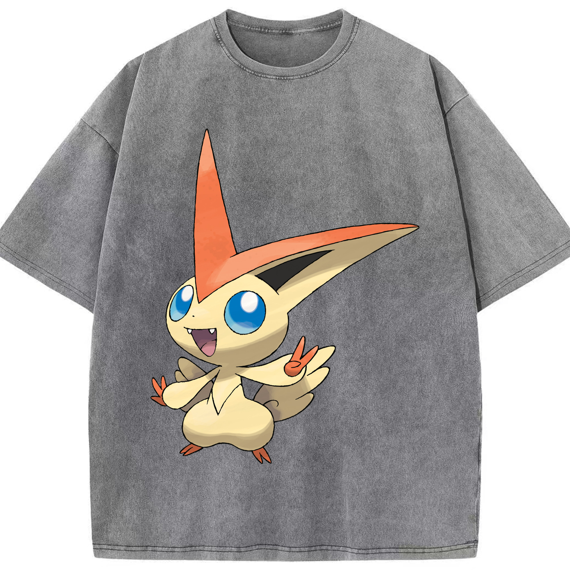 （画像用） ポケットモンスター Pokémon 綿100% ヴィンテージ風 半袖Tシャツ（フロントプリント）