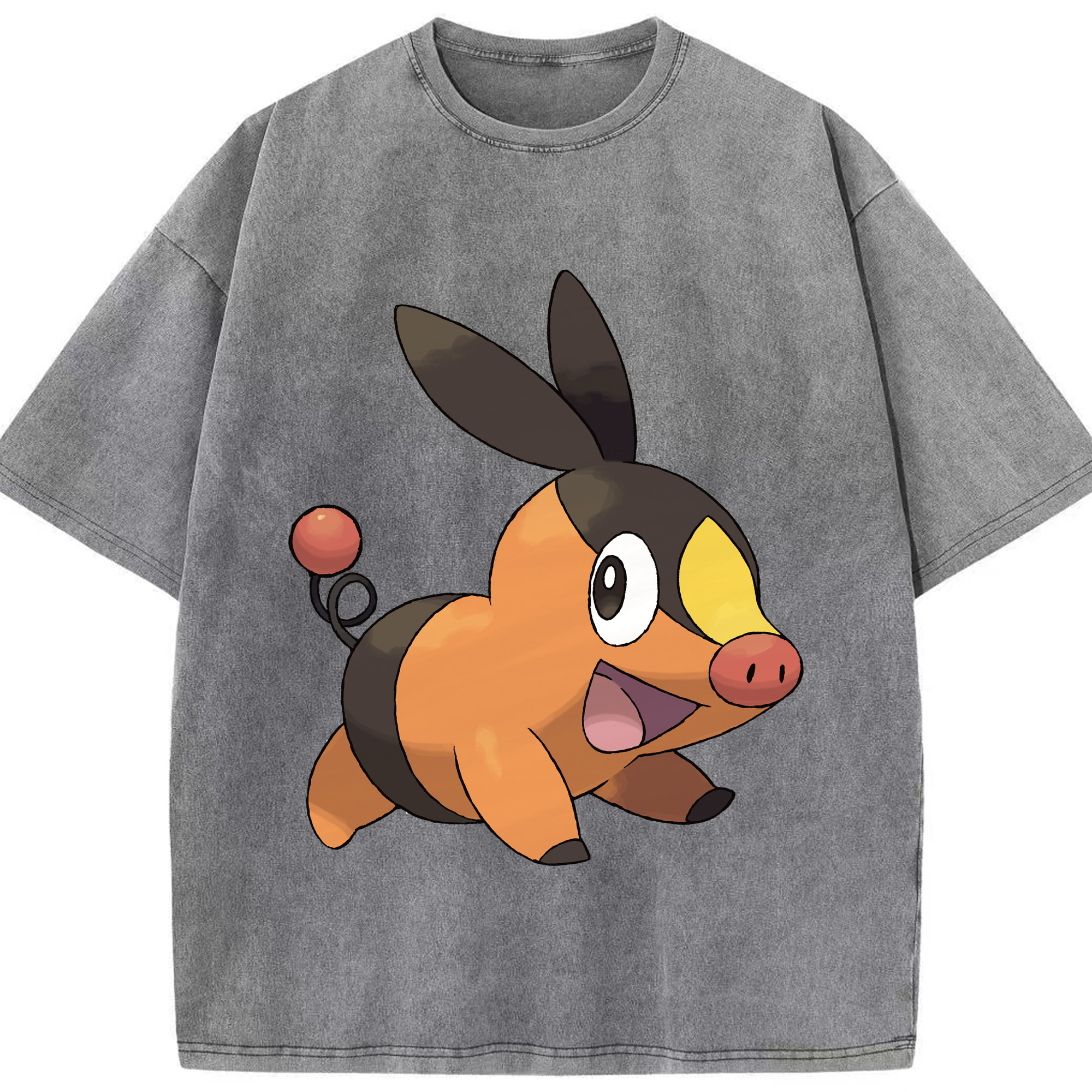 （画像用） ポケットモンスター Pokémon 綿100% ヴィンテージ風 半袖Tシャツ（フロントプリント）