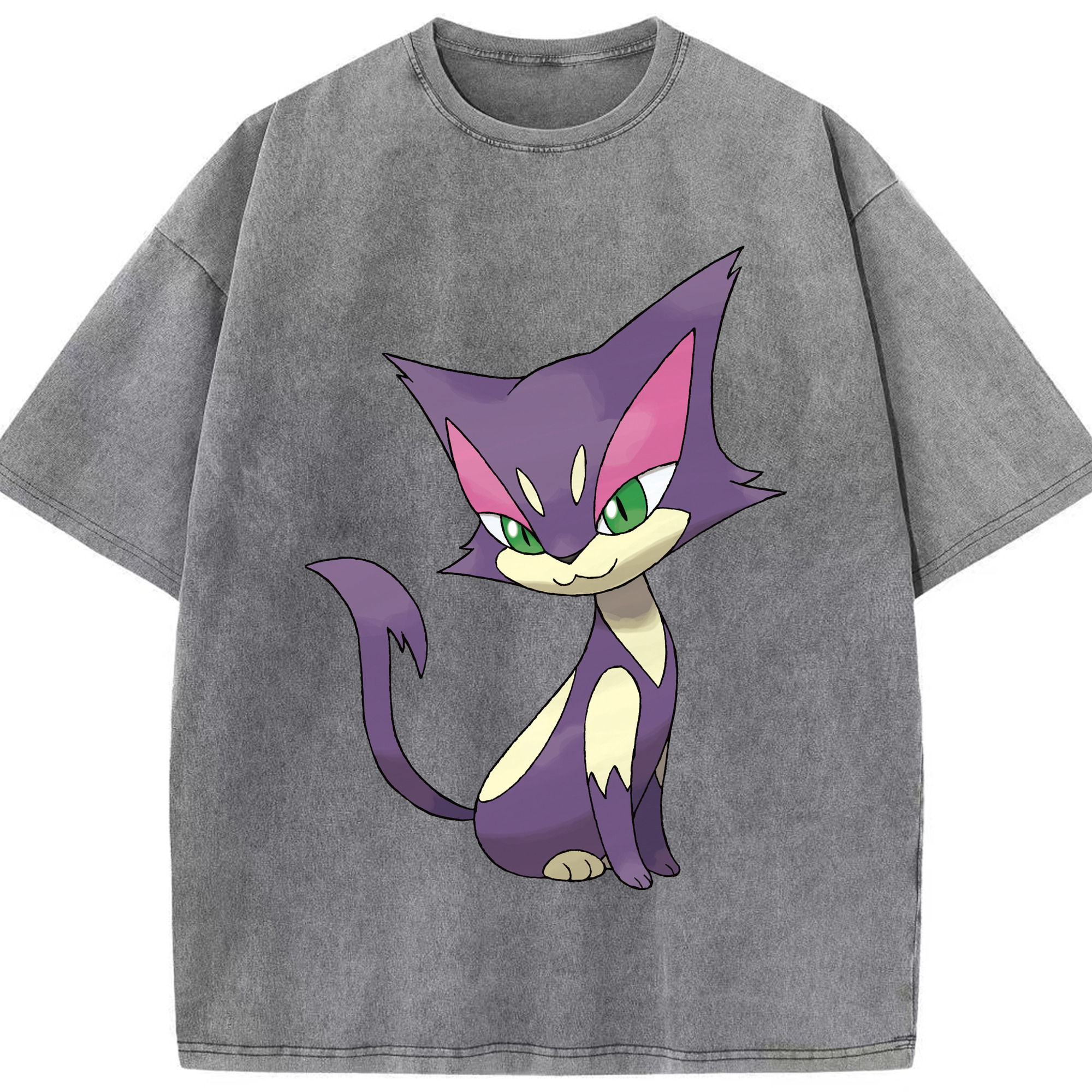 （画像用） ポケットモンスター Pokémon 綿100% ヴィンテージ風 半袖Tシャツ（フロントプリント）