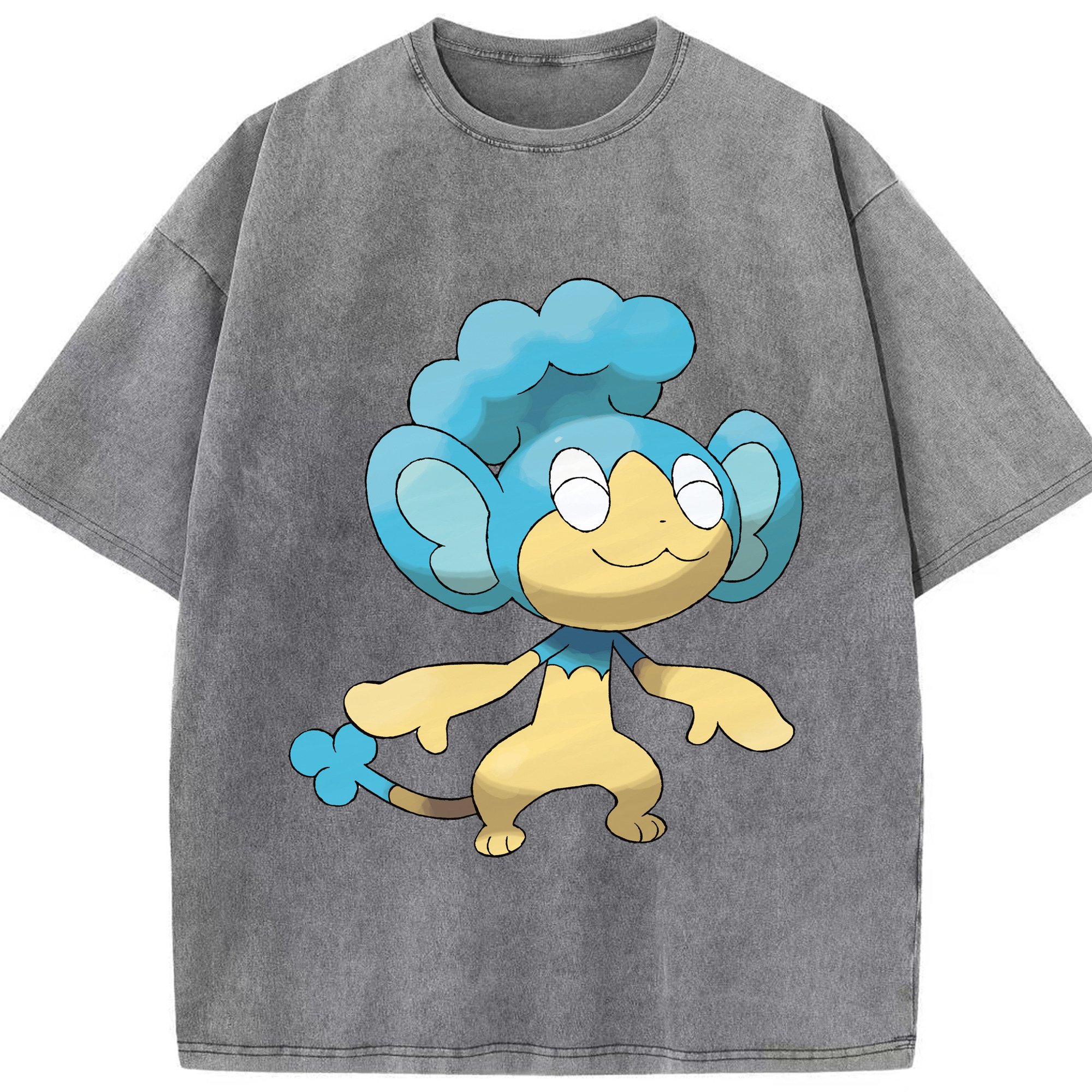 （画像用） ポケットモンスター Pokémon 綿100% ヴィンテージ風 半袖Tシャツ（フロントプリント）