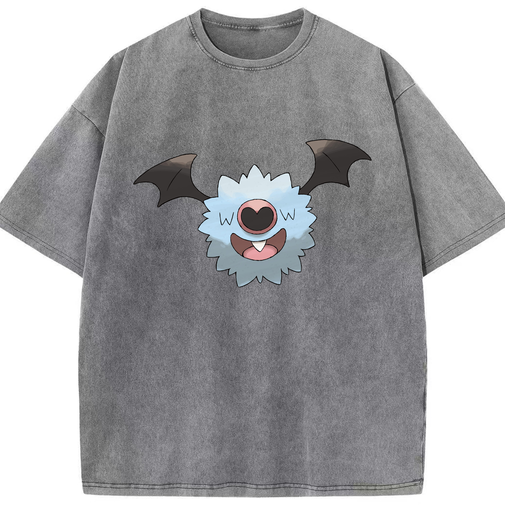 （画像用） ポケットモンスター Pokémon 綿100% ヴィンテージ風 半袖Tシャツ（フロントプリント）