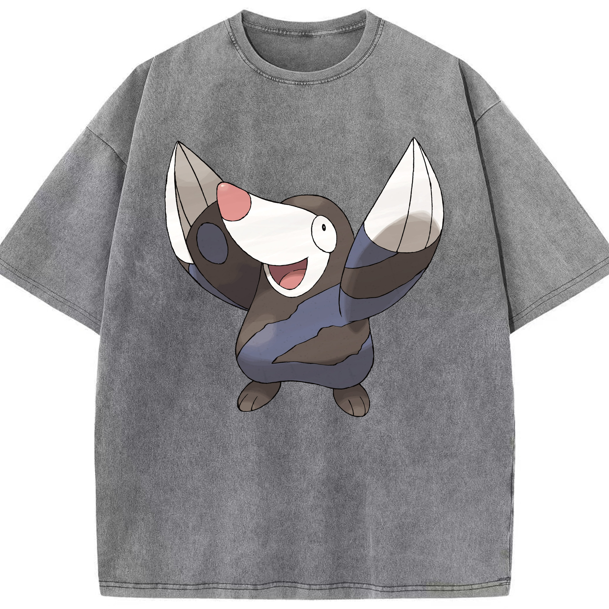 （画像用） ポケットモンスター Pokémon 綿100% ヴィンテージ風 半袖Tシャツ（フロントプリント）