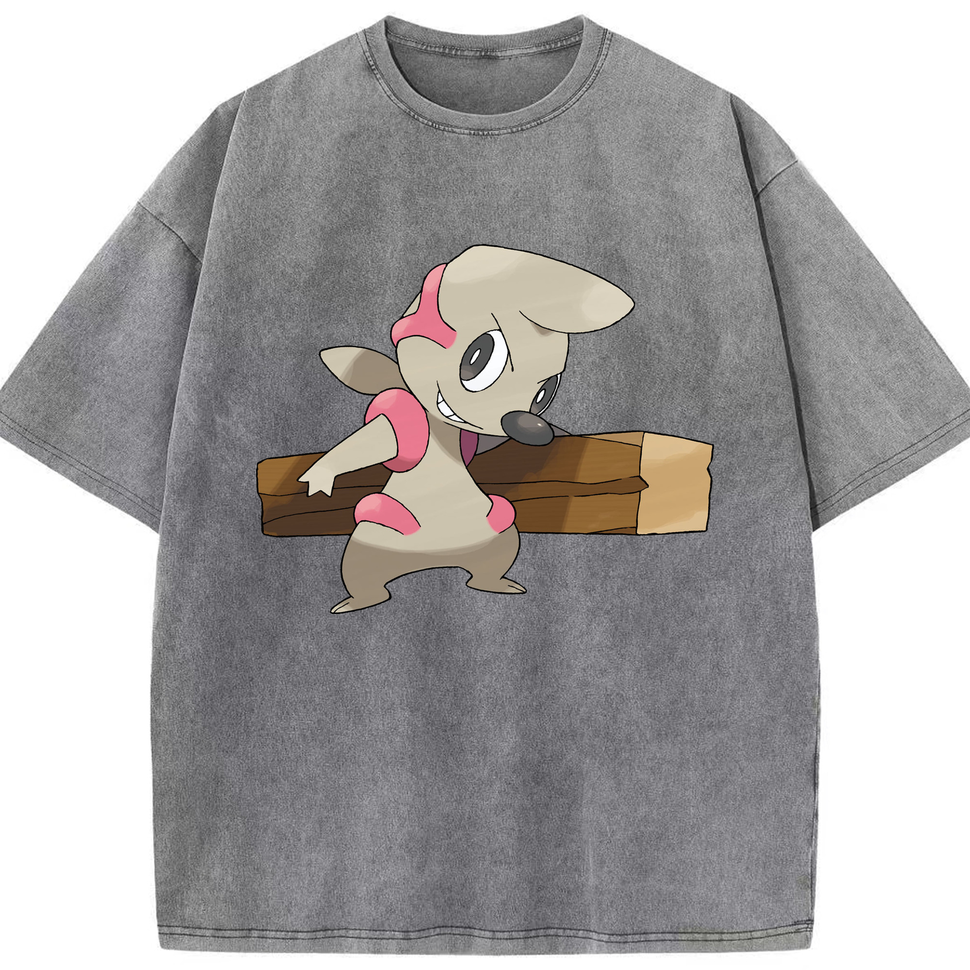 （画像用） ポケットモンスター Pokémon 綿100% ヴィンテージ風 半袖Tシャツ（フロントプリント）