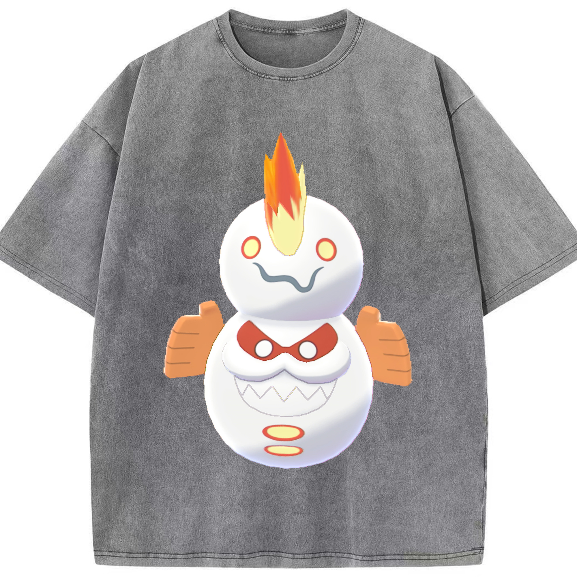 （画像用） ポケットモンスター Pokémon 綿100% ヴィンテージ風 半袖Tシャツ（フロントプリント）