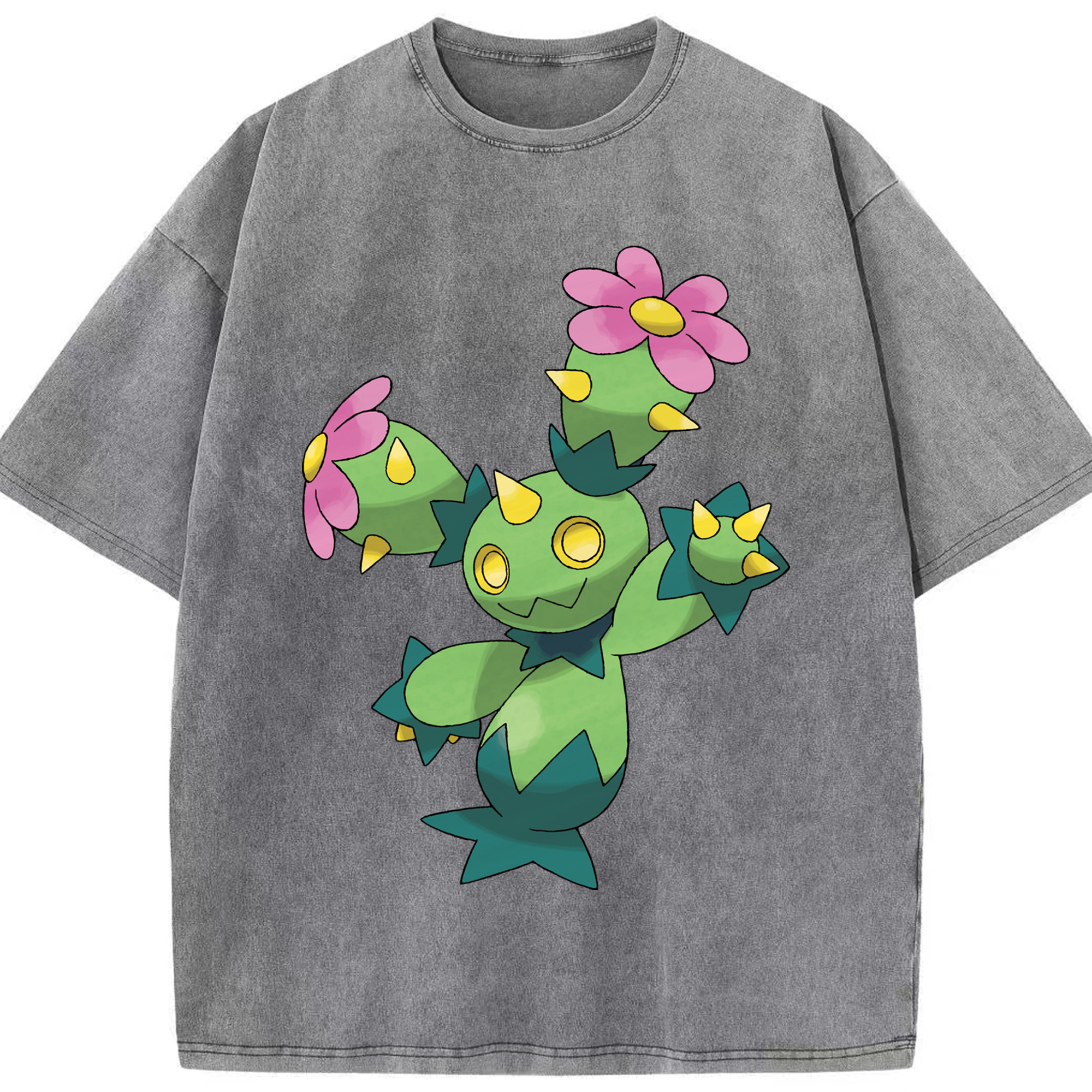 （画像用） ポケットモンスター Pokémon 綿100% ヴィンテージ風 半袖Tシャツ（フロントプリント）