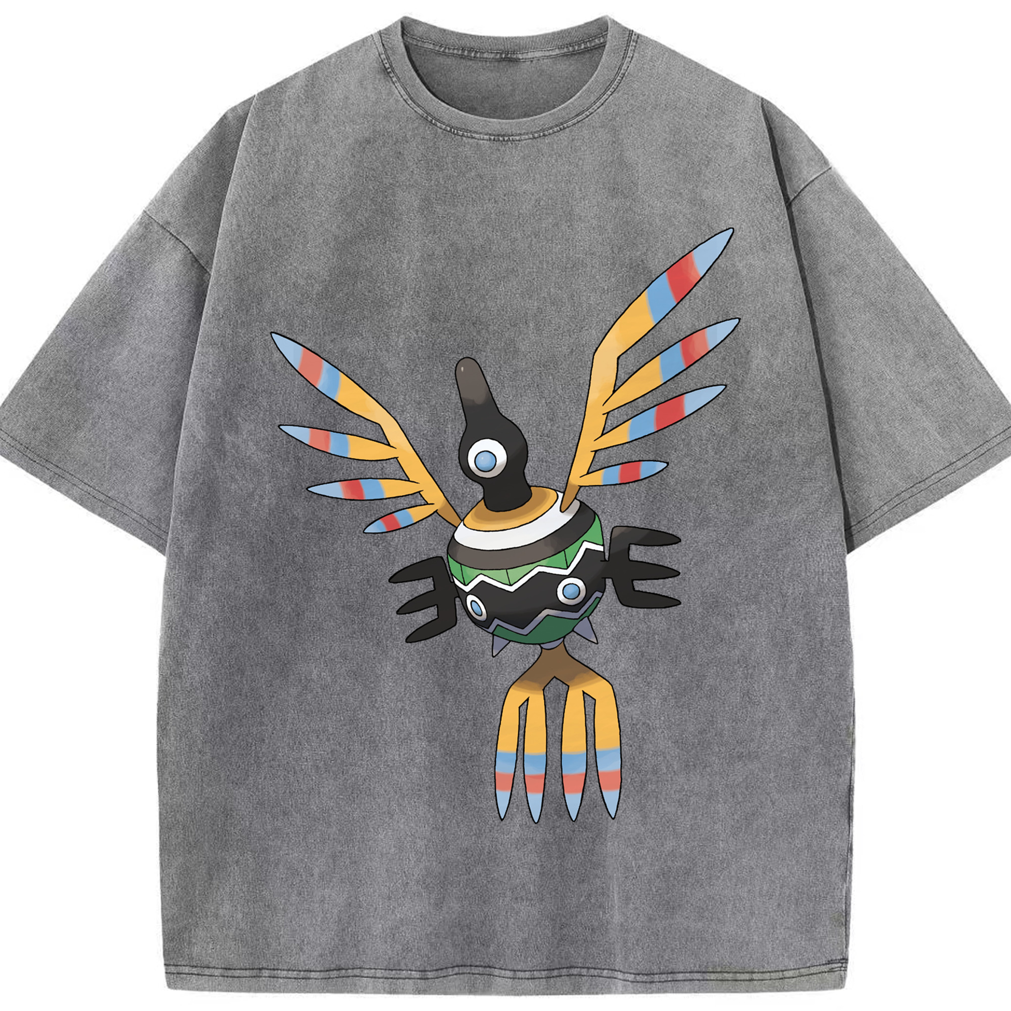 （画像用） ポケットモンスター Pokémon 綿100% ヴィンテージ風 半袖Tシャツ（フロントプリント）