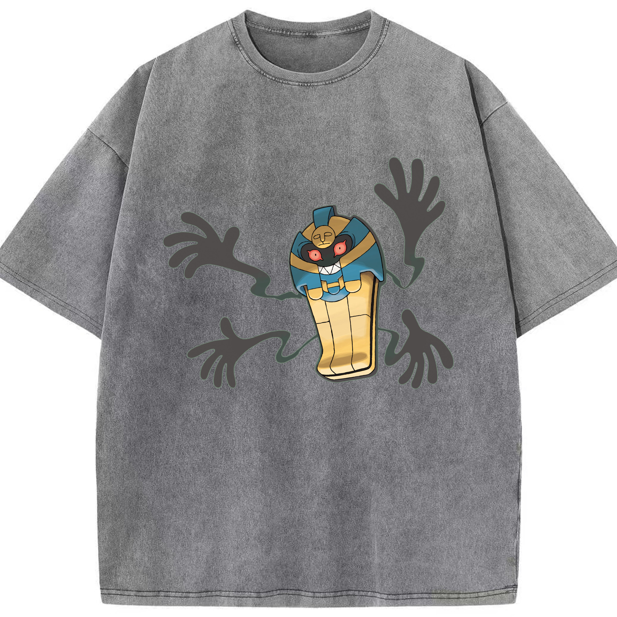 （画像用） ポケットモンスター Pokémon 綿100% ヴィンテージ風 半袖Tシャツ（フロントプリント）