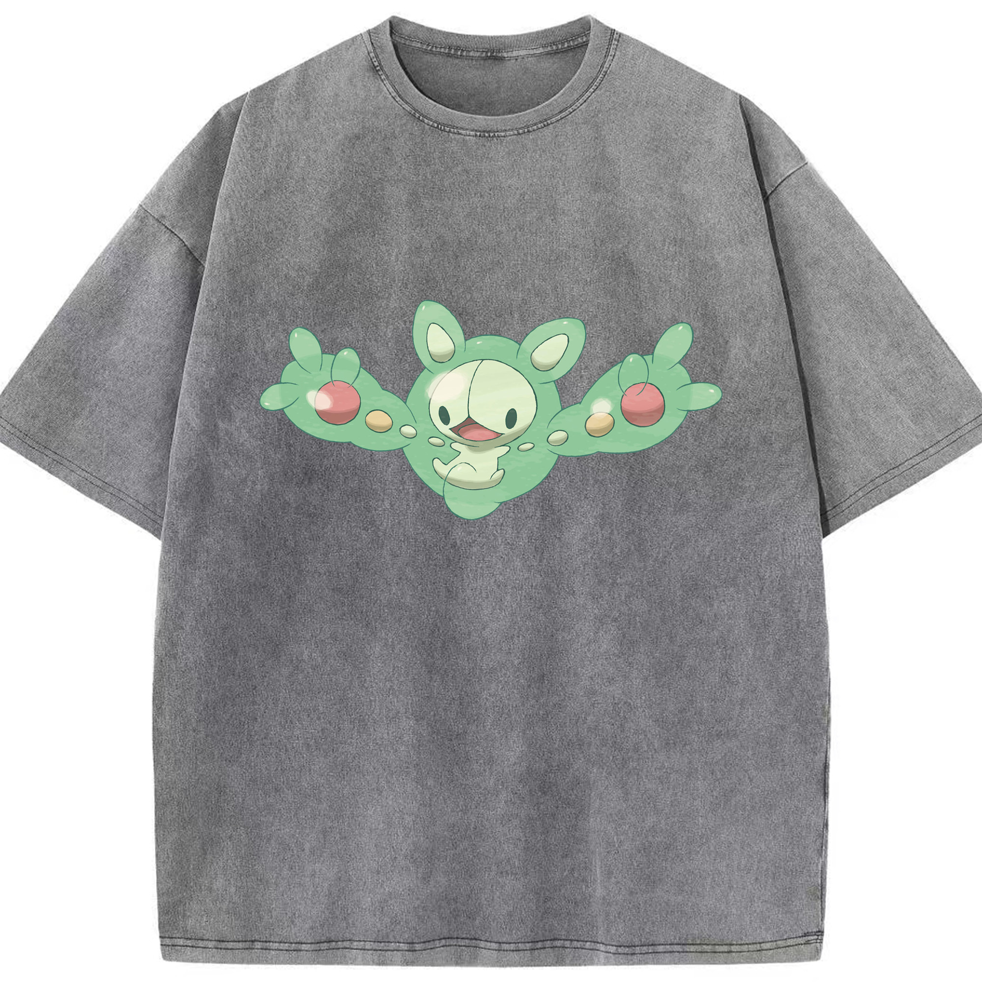 （画像用） ポケットモンスター Pokémon 綿100% ヴィンテージ風 半袖Tシャツ（フロントプリント）