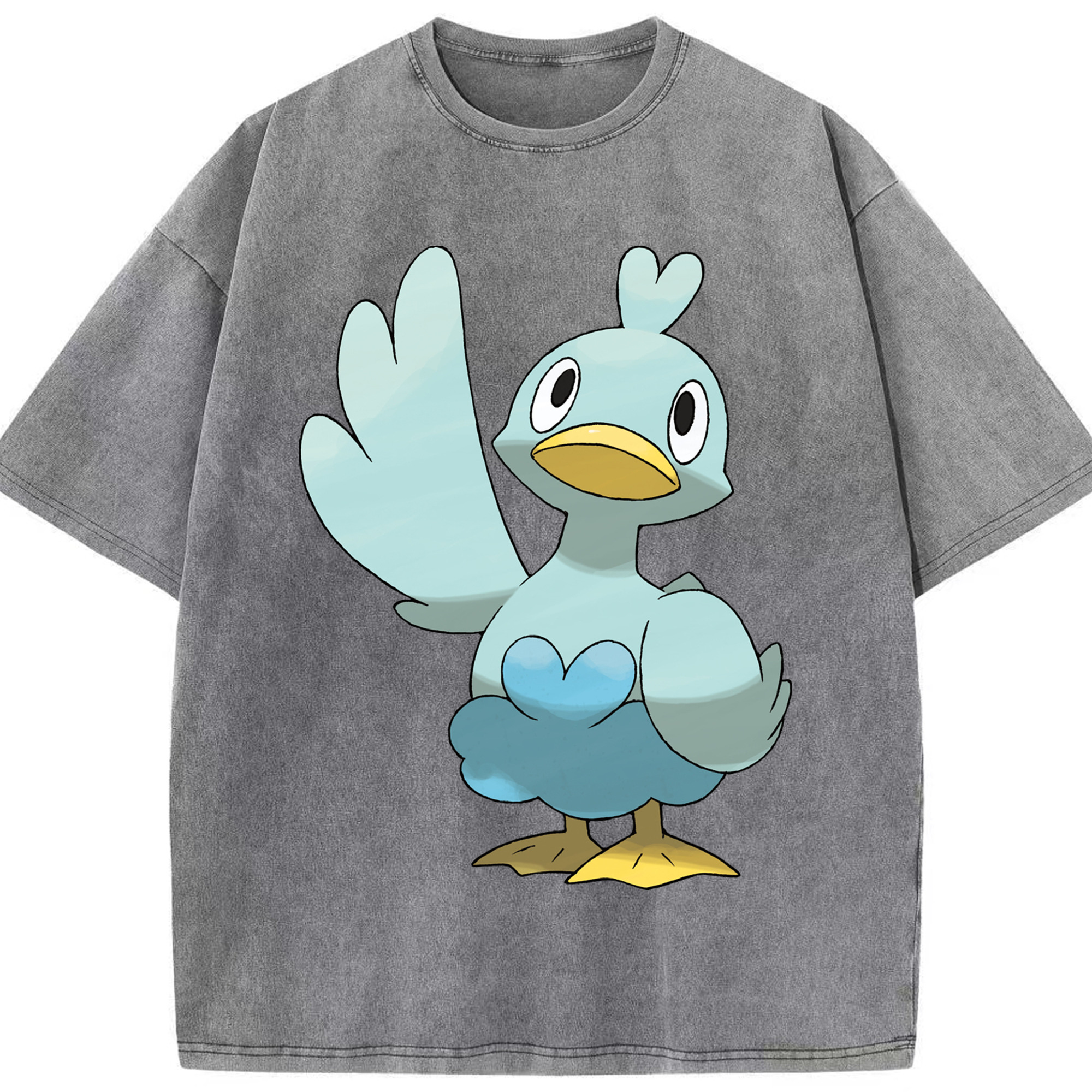 （画像用） ポケットモンスター Pokémon 綿100% ヴィンテージ風 半袖Tシャツ（フロントプリント）