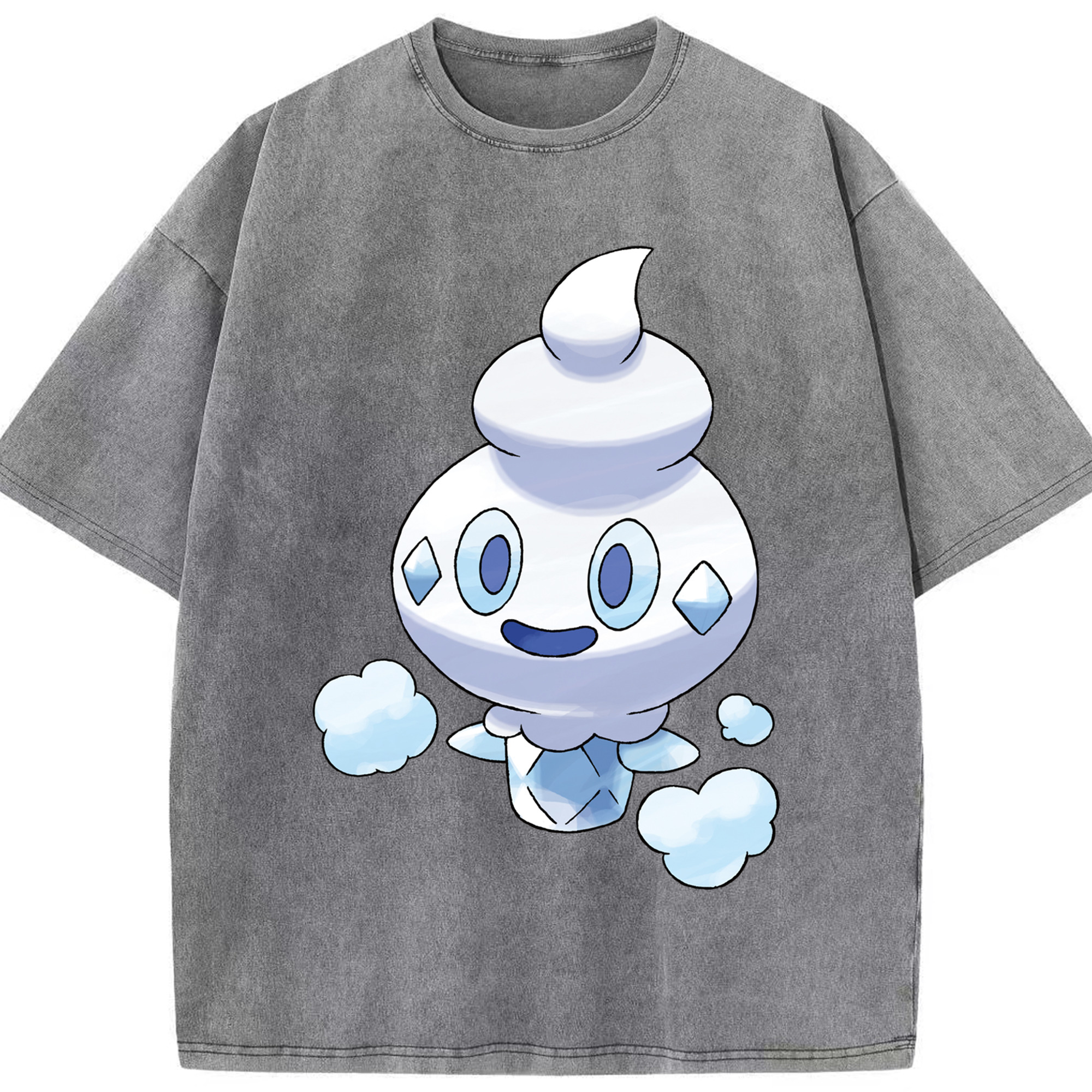 （画像用） ポケットモンスター Pokémon 綿100% ヴィンテージ風 半袖Tシャツ（フロントプリント）