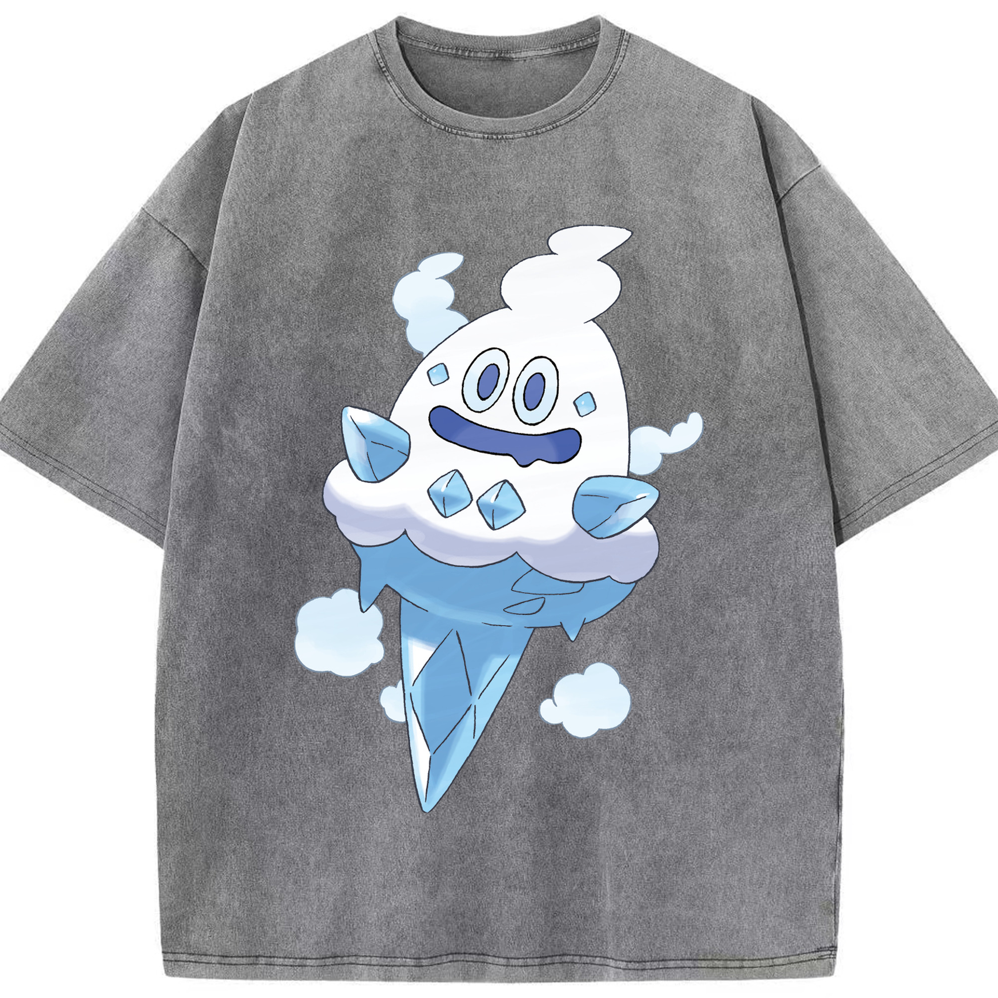 （画像用） ポケットモンスター Pokémon 綿100% ヴィンテージ風 半袖Tシャツ（フロントプリント）
