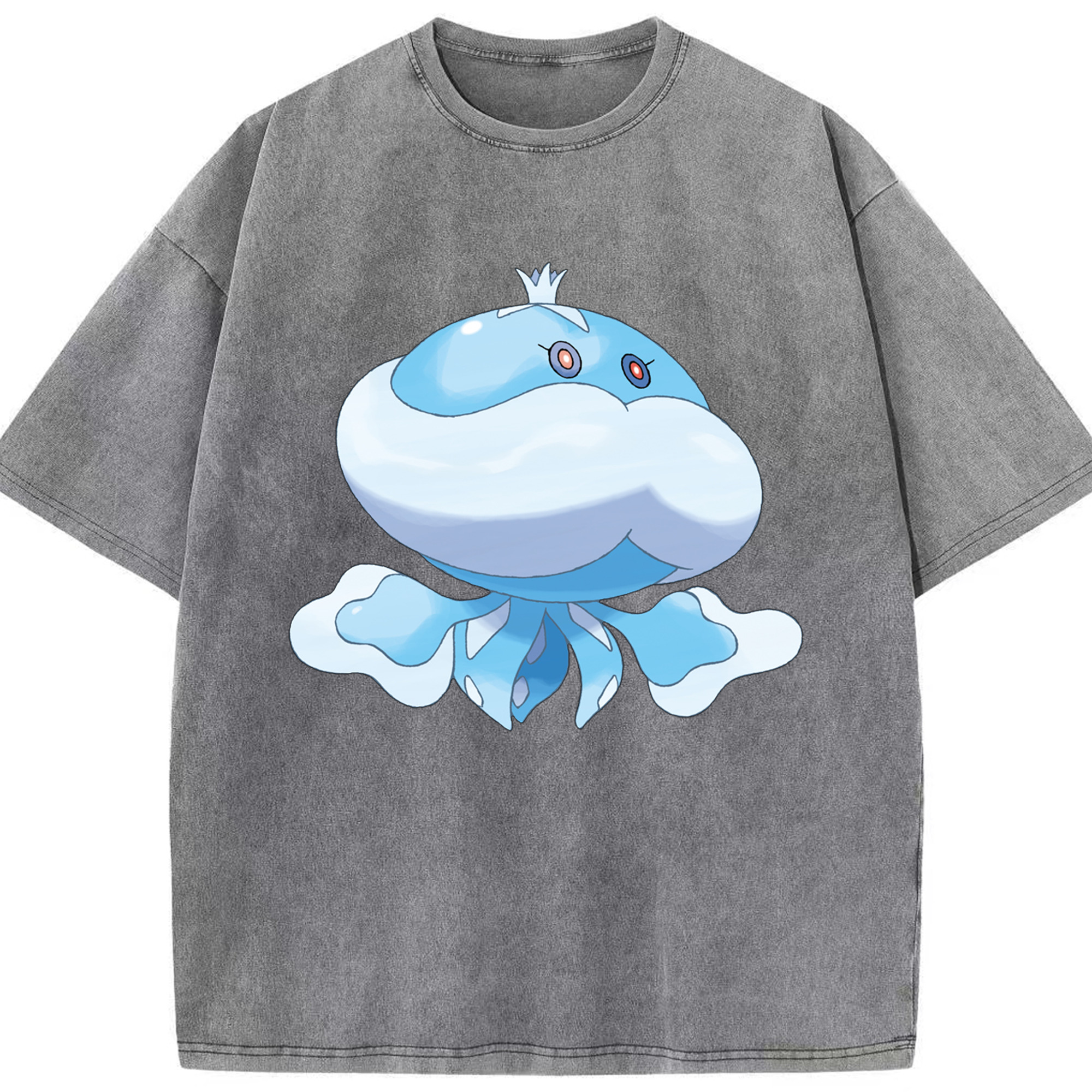 （画像用） ポケットモンスター Pokémon 綿100% ヴィンテージ風 半袖Tシャツ（フロントプリント）