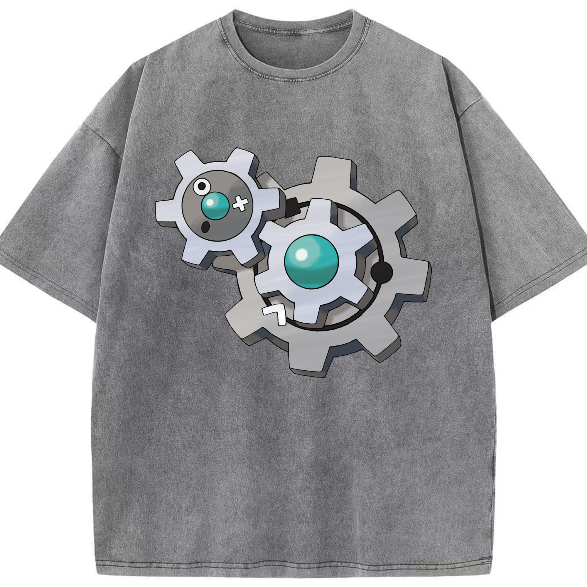 （画像用） ポケットモンスター Pokémon 綿100% ヴィンテージ風 半袖Tシャツ（フロントプリント）