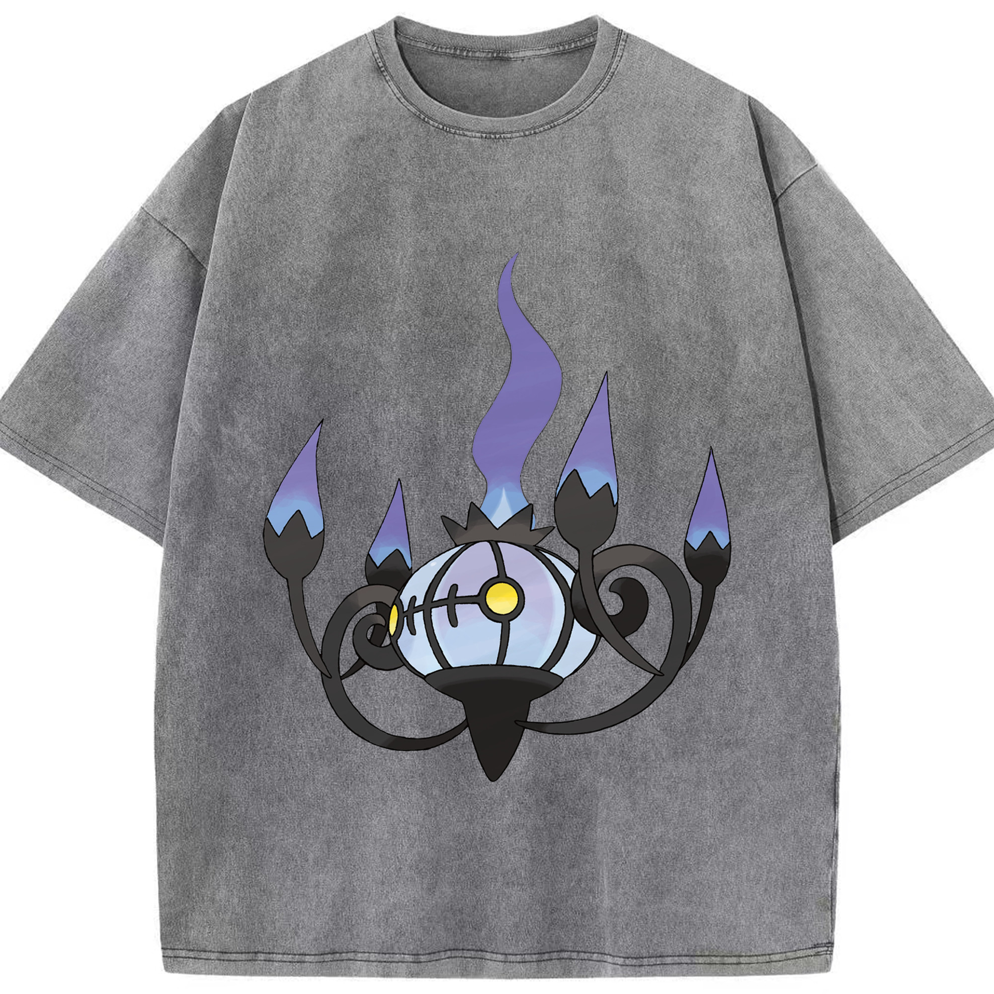 （画像用） ポケットモンスター Pokémon 綿100% ヴィンテージ風 半袖Tシャツ（フロントプリント）