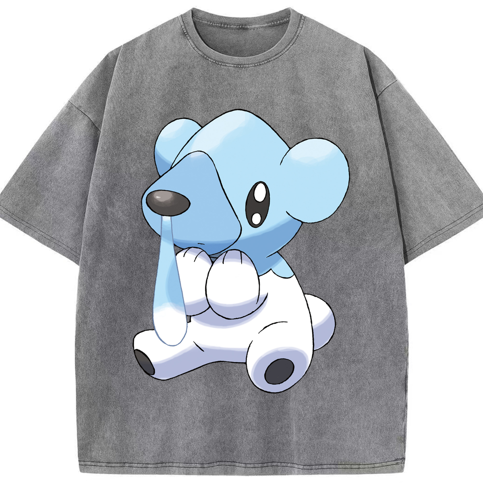 （画像用） ポケットモンスター Pokémon 綿100% ヴィンテージ風 半袖Tシャツ（フロントプリント）