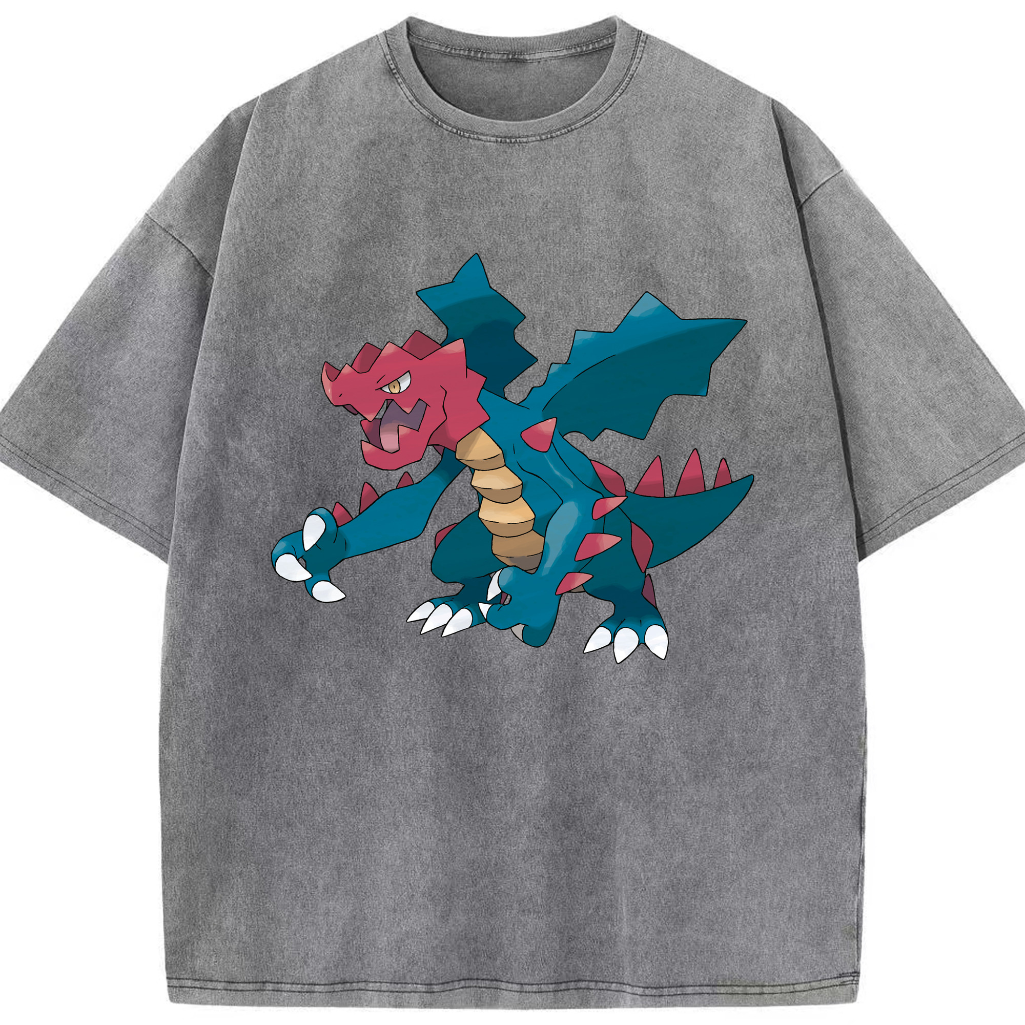（画像用） ポケットモンスター Pokémon 綿100% ヴィンテージ風 半袖Tシャツ（フロントプリント）