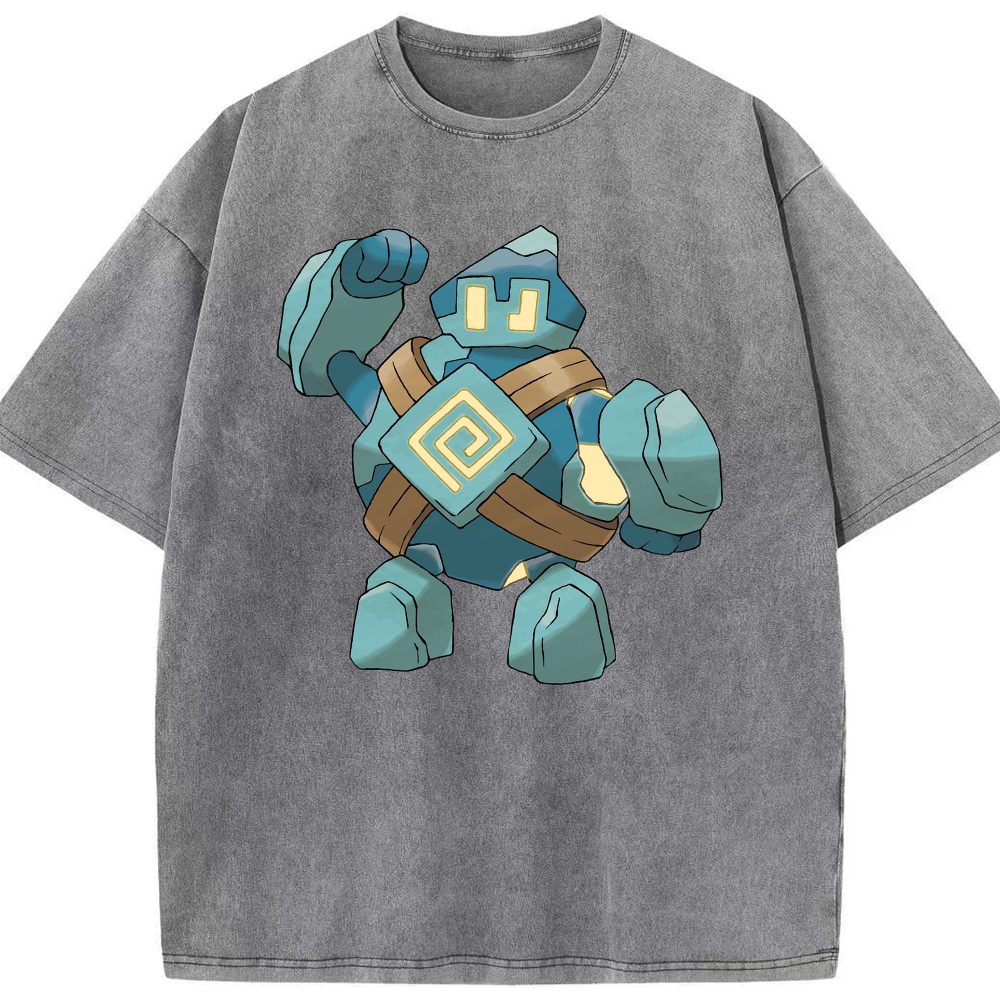 （画像用） ポケットモンスター Pokémon 綿100% ヴィンテージ風 半袖Tシャツ（フロントプリント）