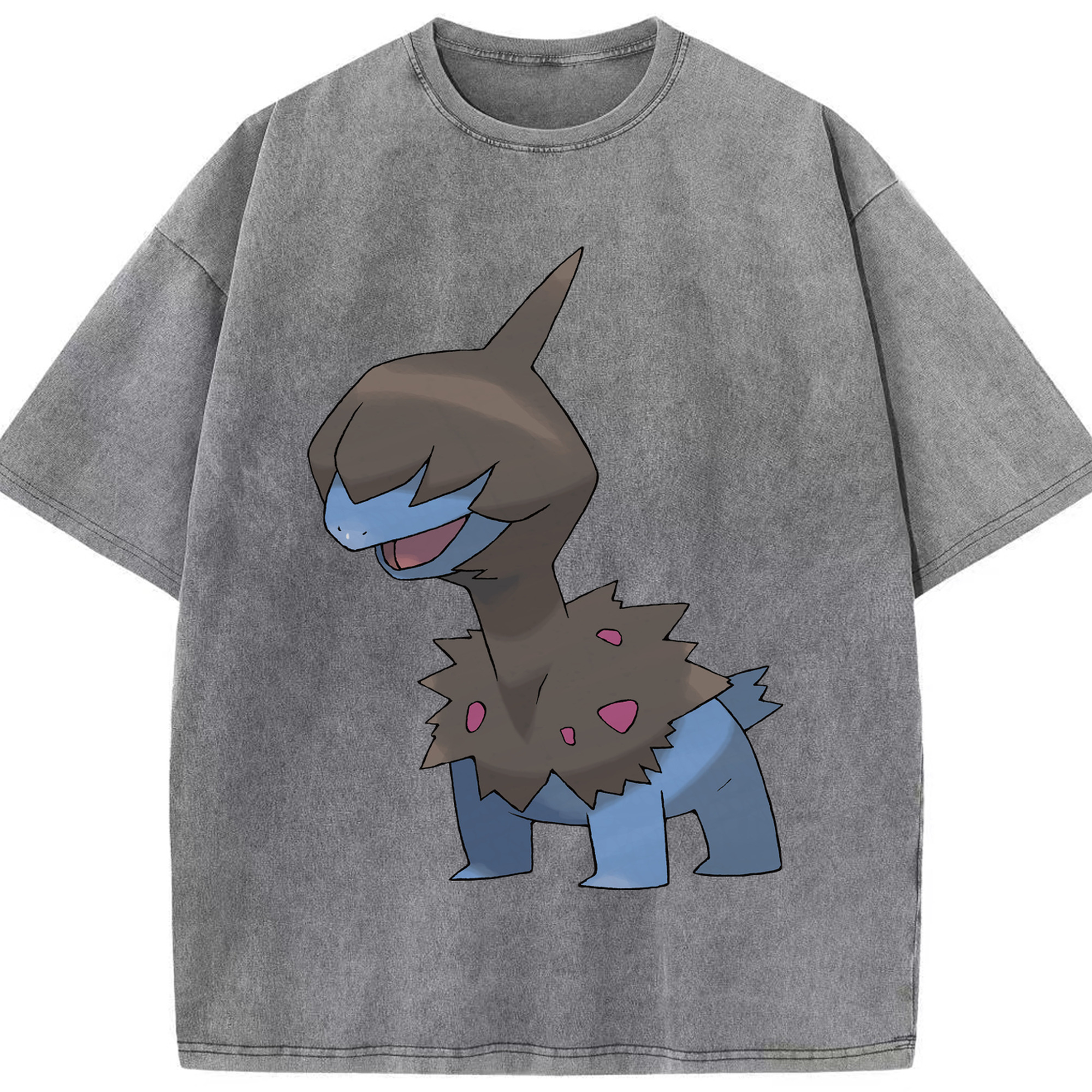 （画像用） ポケットモンスター Pokémon 綿100% ヴィンテージ風 半袖Tシャツ（フロントプリント）