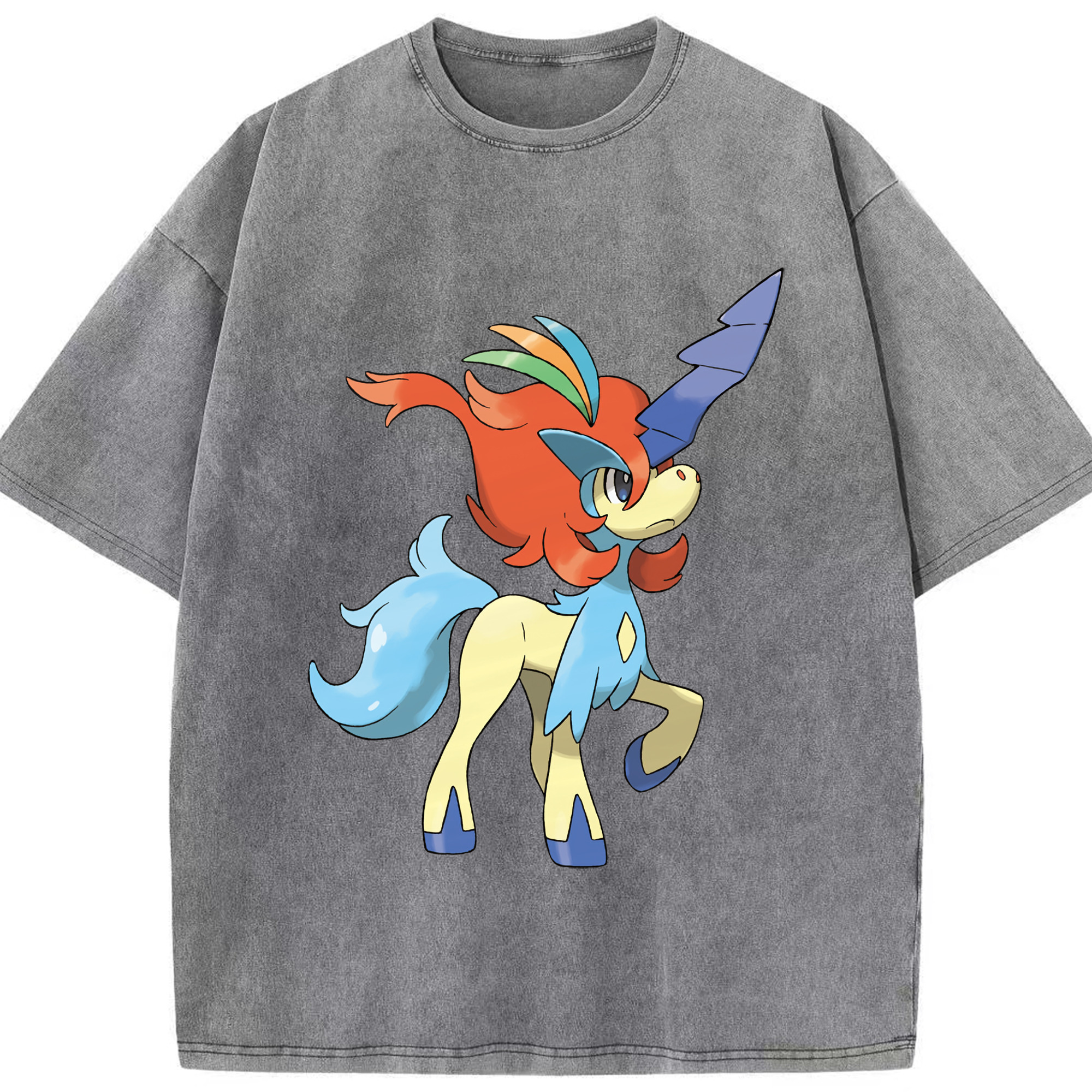 （画像用） ポケットモンスター Pokémon 綿100% ヴィンテージ風 半袖Tシャツ（フロントプリント）