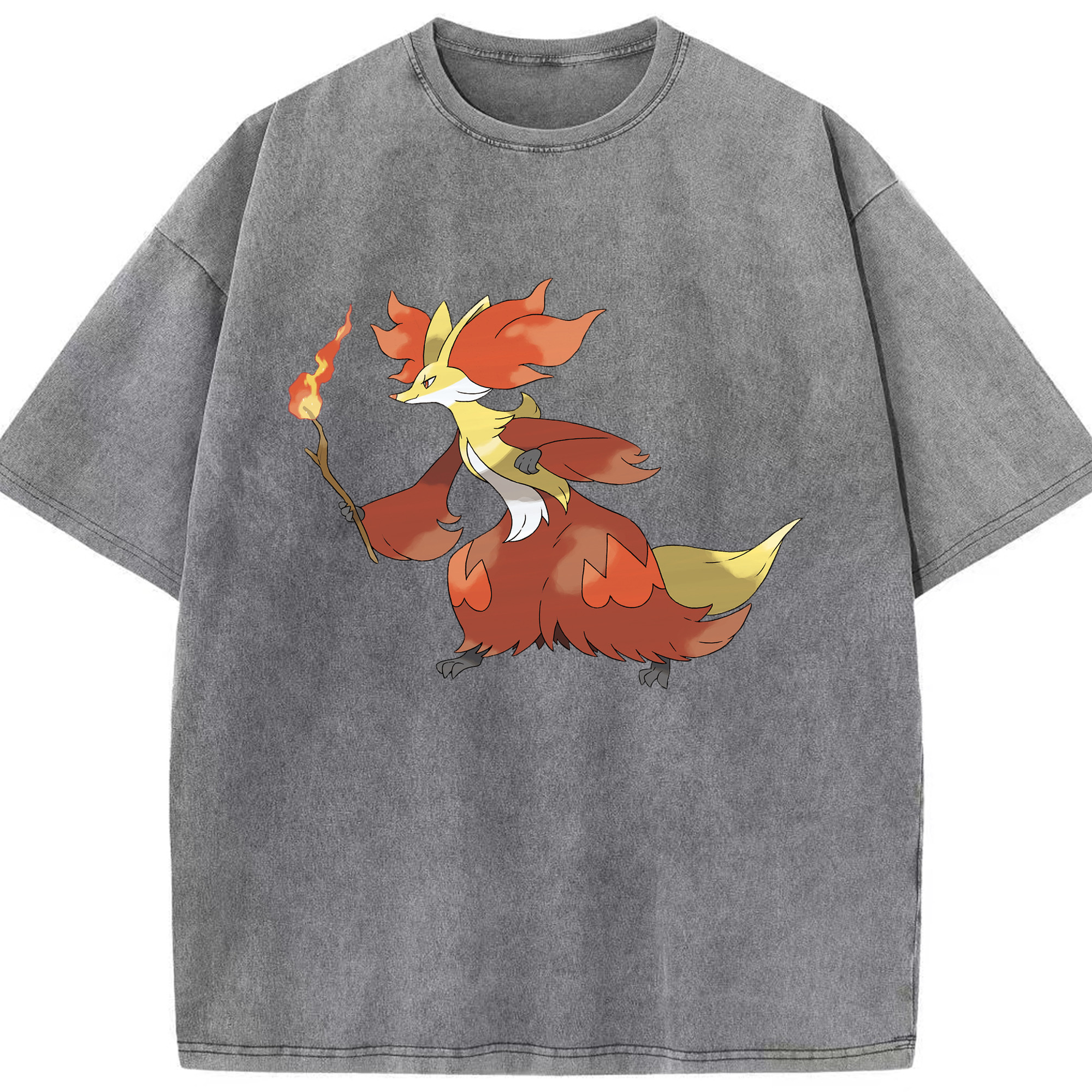 （画像用） ポケットモンスター Pokémon 綿100% ヴィンテージ風 半袖Tシャツ（フロントプリント）