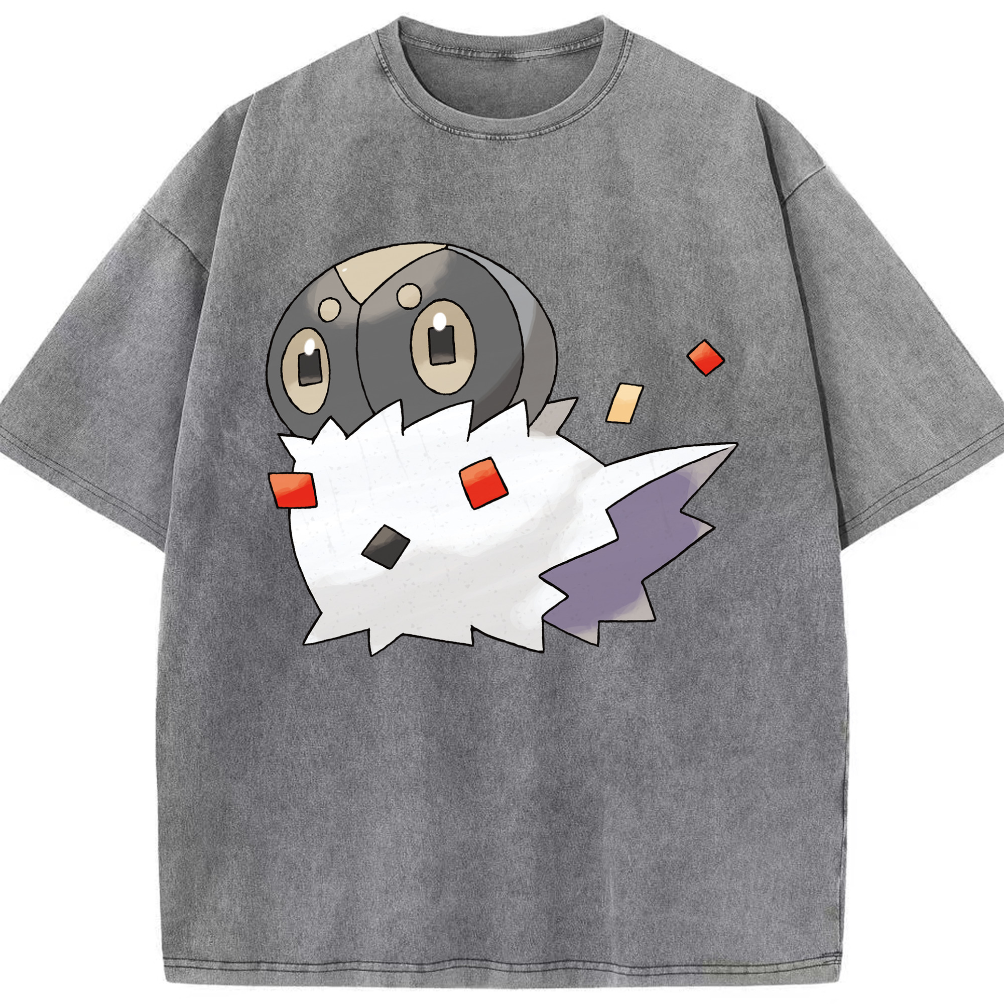 （画像用） ポケットモンスター Pokémon 綿100% ヴィンテージ風 半袖Tシャツ（フロントプリント）