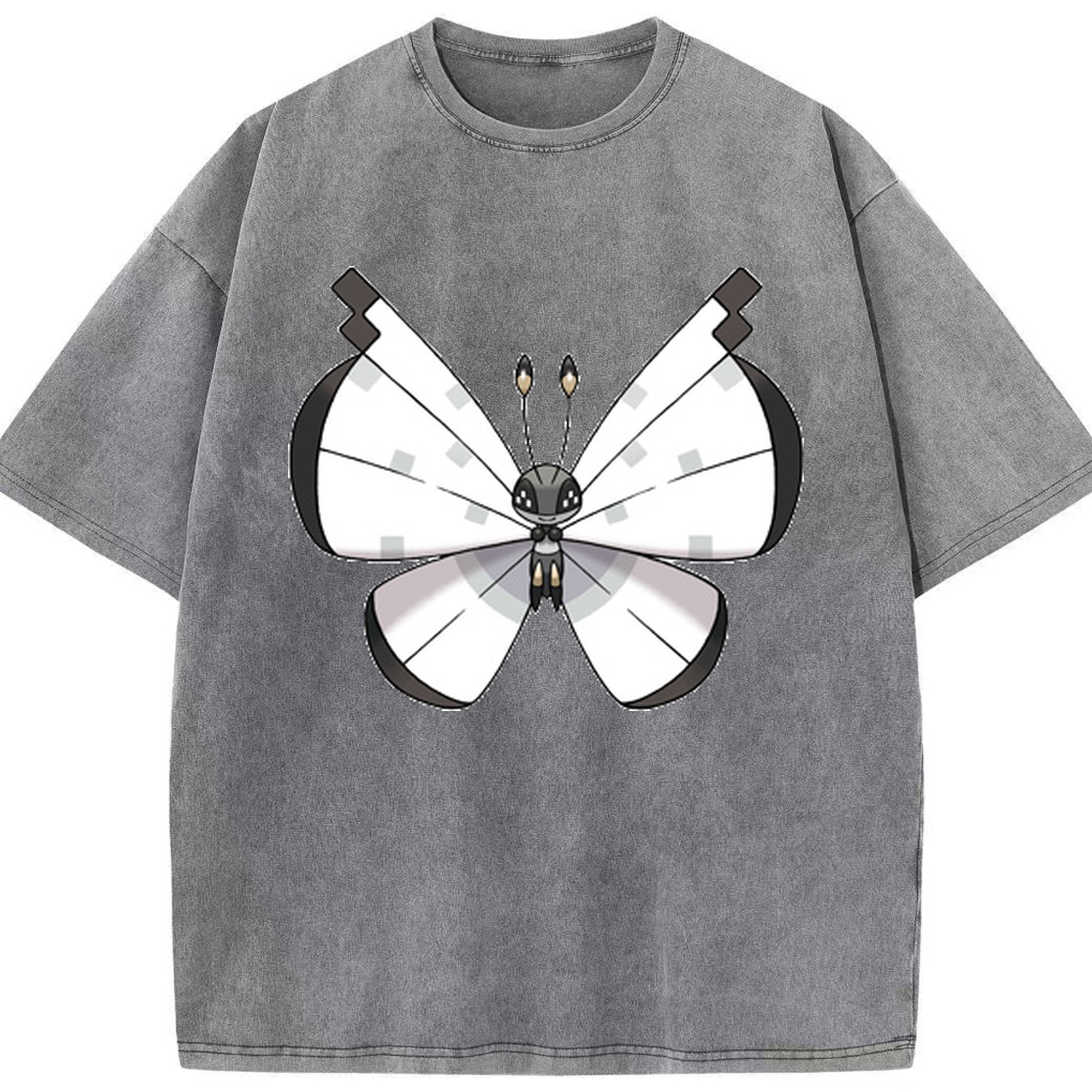 （画像用） ポケットモンスター Pokémon 綿100% ヴィンテージ風 半袖Tシャツ（フロントプリント）