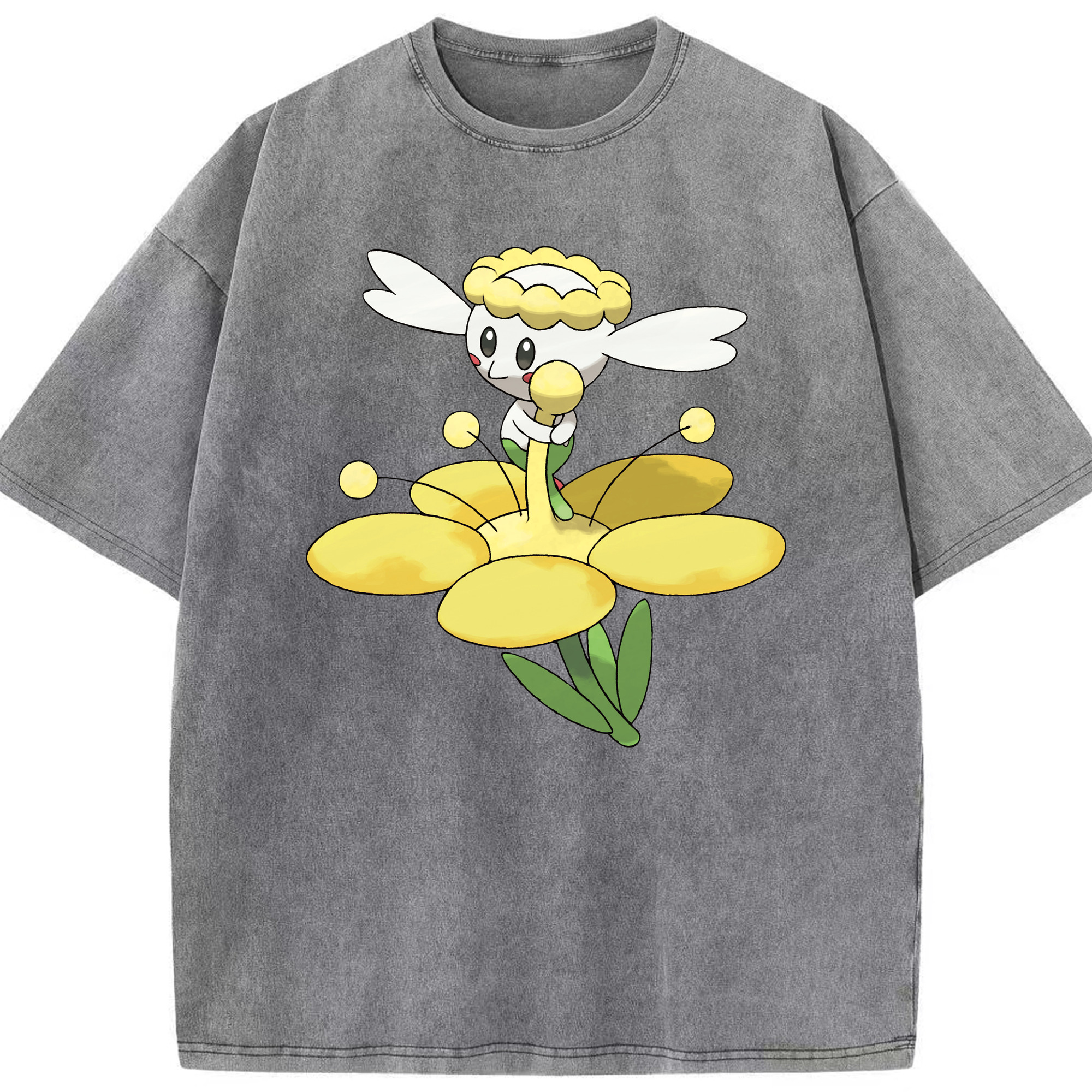 （画像用） ポケットモンスター Pokémon 綿100% ヴィンテージ風 半袖Tシャツ（フロントプリント）