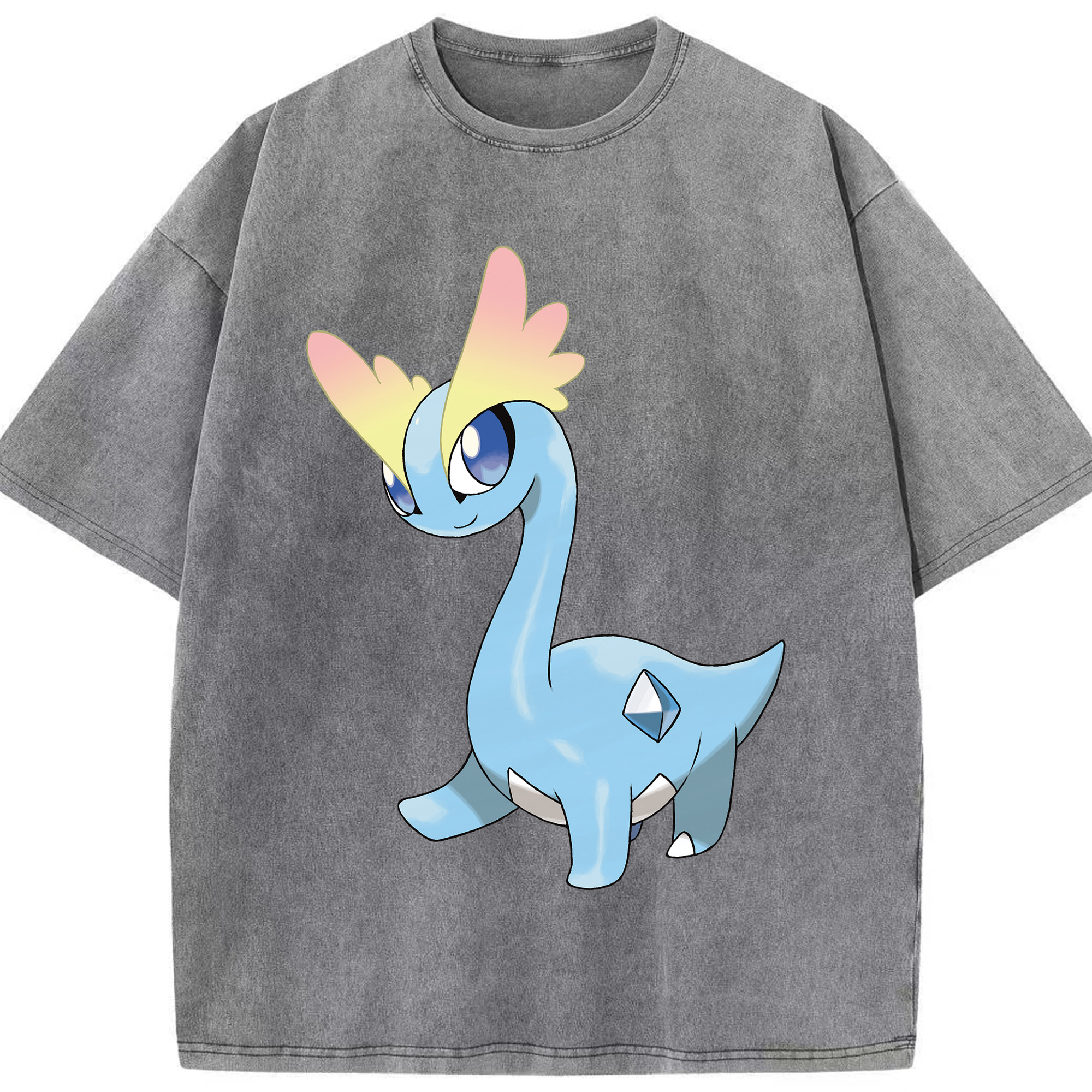 （画像用） ポケットモンスター Pokémon 綿100% ヴィンテージ風 半袖Tシャツ（フロントプリント）
