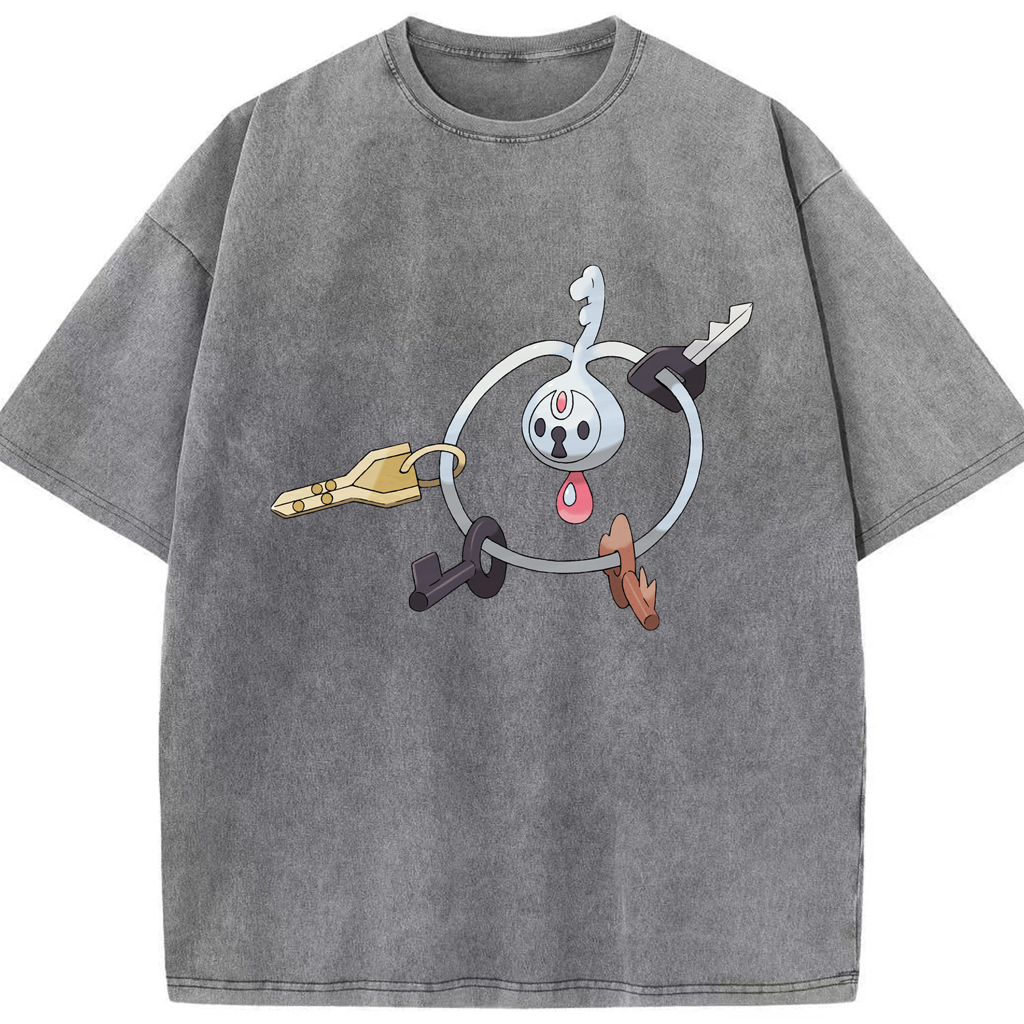 （画像用） ポケットモンスター Pokémon 綿100% ヴィンテージ風 半袖Tシャツ（フロントプリント）