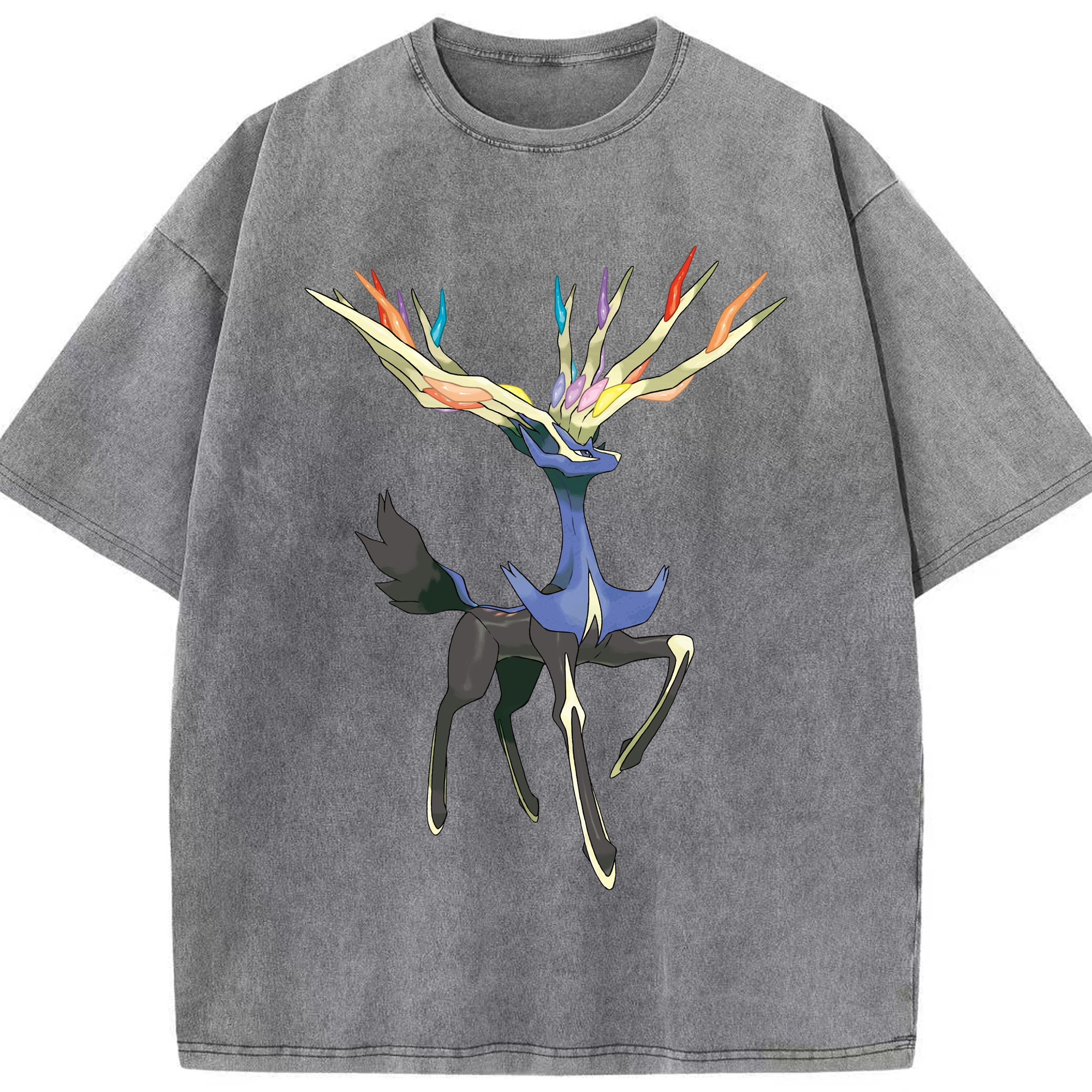 （画像用） ポケットモンスター Pokémon 綿100% ヴィンテージ風 半袖Tシャツ（フロントプリント）
