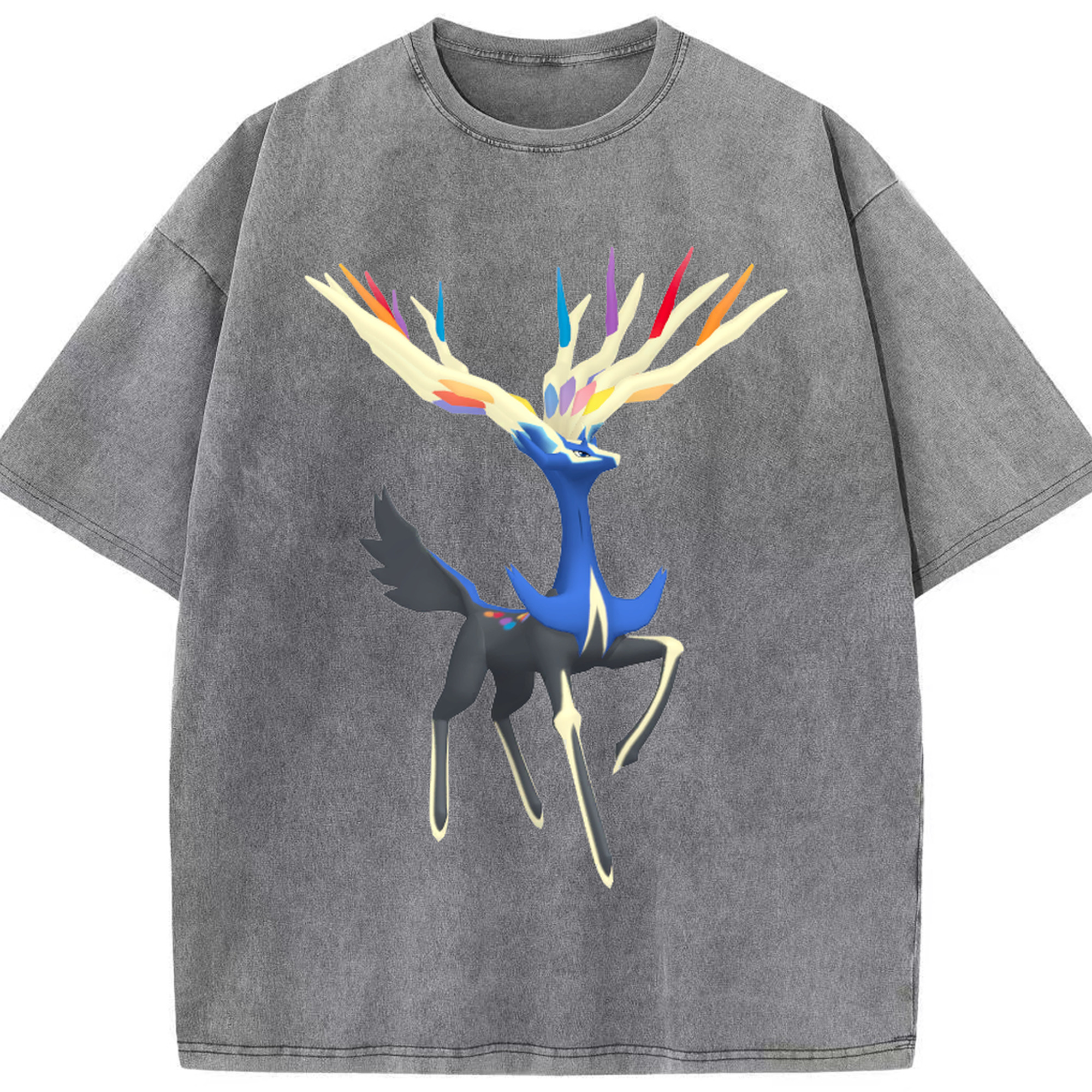 （画像用） ポケットモンスター Pokémon 綿100% ヴィンテージ風 半袖Tシャツ（フロントプリント）