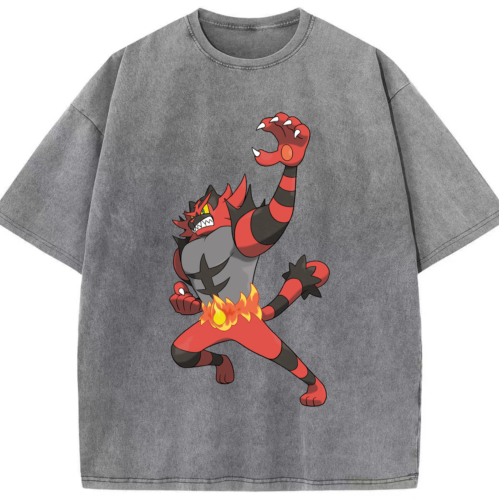 （画像用） ポケットモンスター Pokémon 綿100% ヴィンテージ風 半袖Tシャツ（フロントプリント）